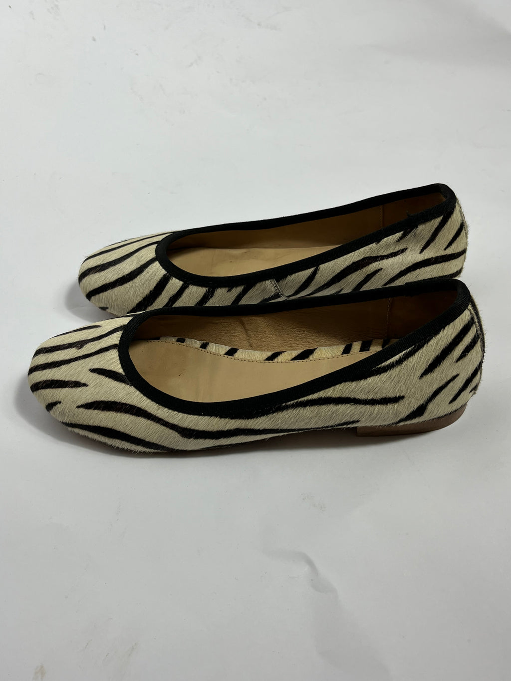 VINTAGE PONY FUR BALLERINA FLATS EU40