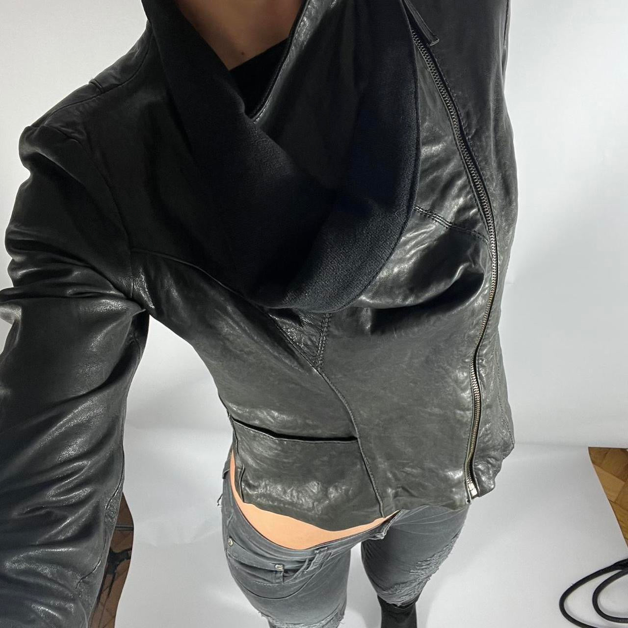 VINTAGE ASYMMETRICAL CROP JACKET