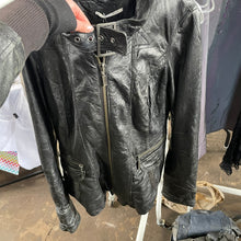 Load image into Gallery viewer, BLACK LEATHER JACKET
