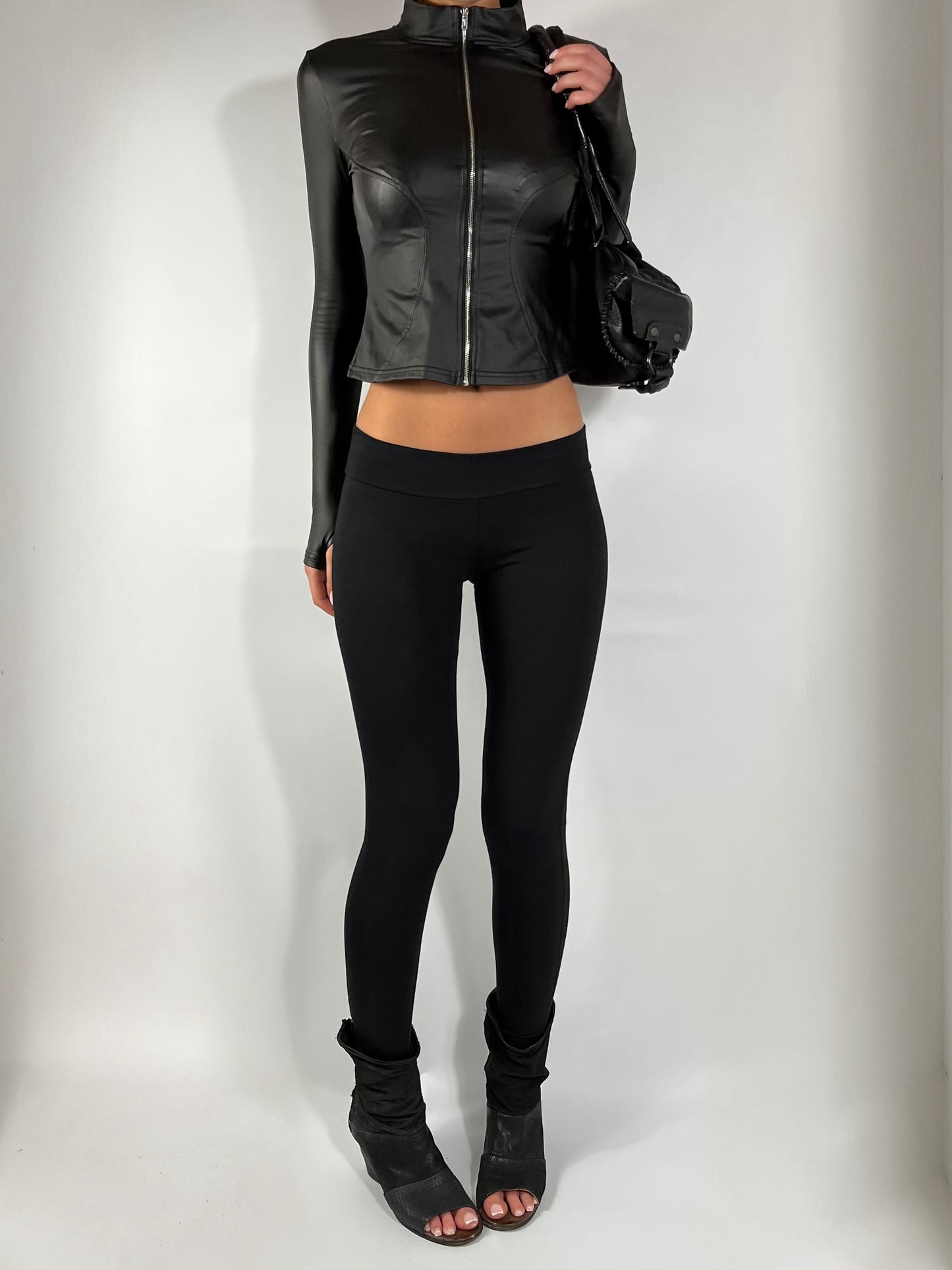 AS98 OPEN TOE WEDGE HEELS