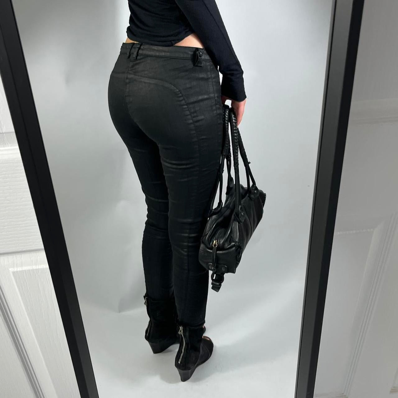 VINTAGE GUESS LA ZIP LOW RISE JEANS