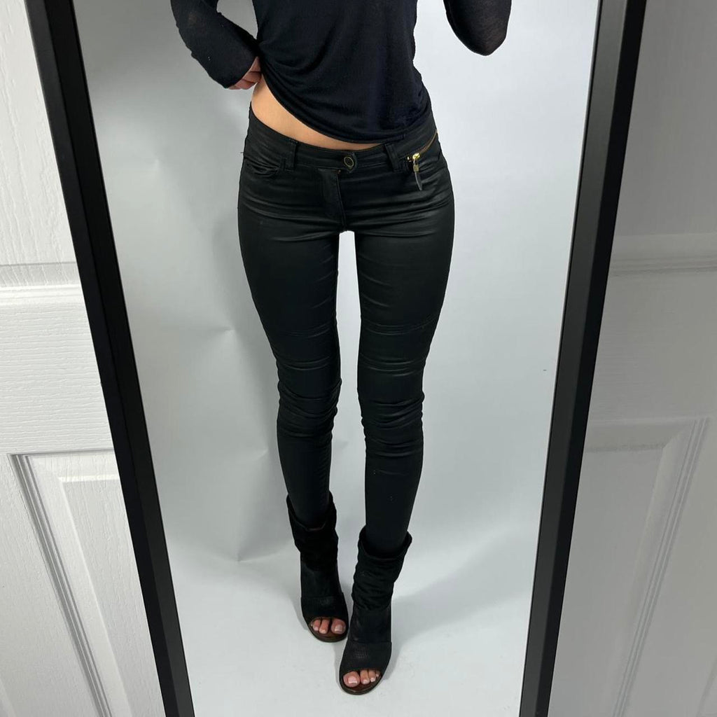 VINTAGE GUESS VERONIQUE BIKER MID RISE JEANS