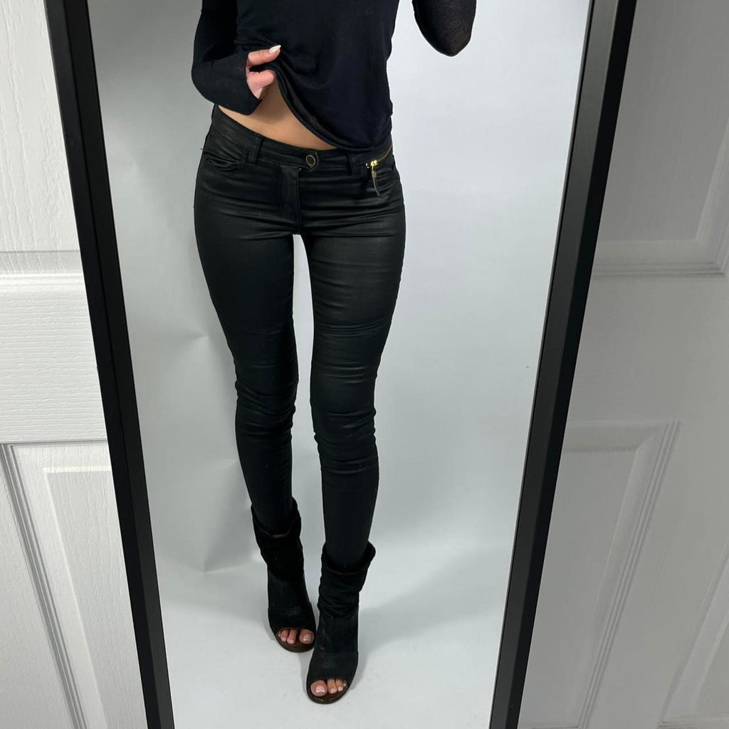 VINTAGE GUESS VERONIQUE BIKER MID RISE JEANS