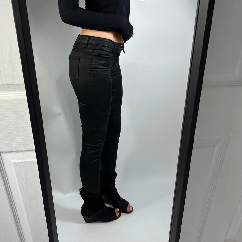 VINTAGE GUESS VERONIQUE BIKER MID RISE JEANS