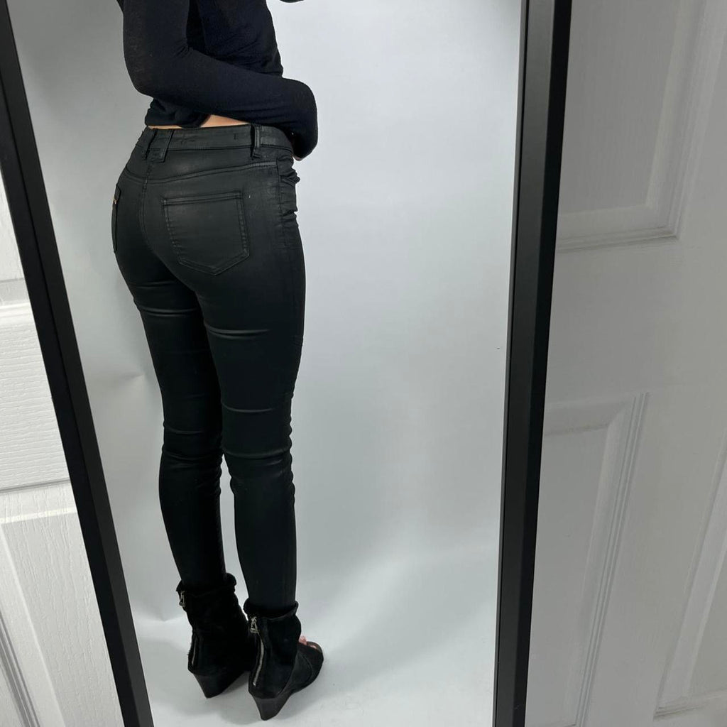 VINTAGE GUESS VERONIQUE BIKER MID RISE JEANS