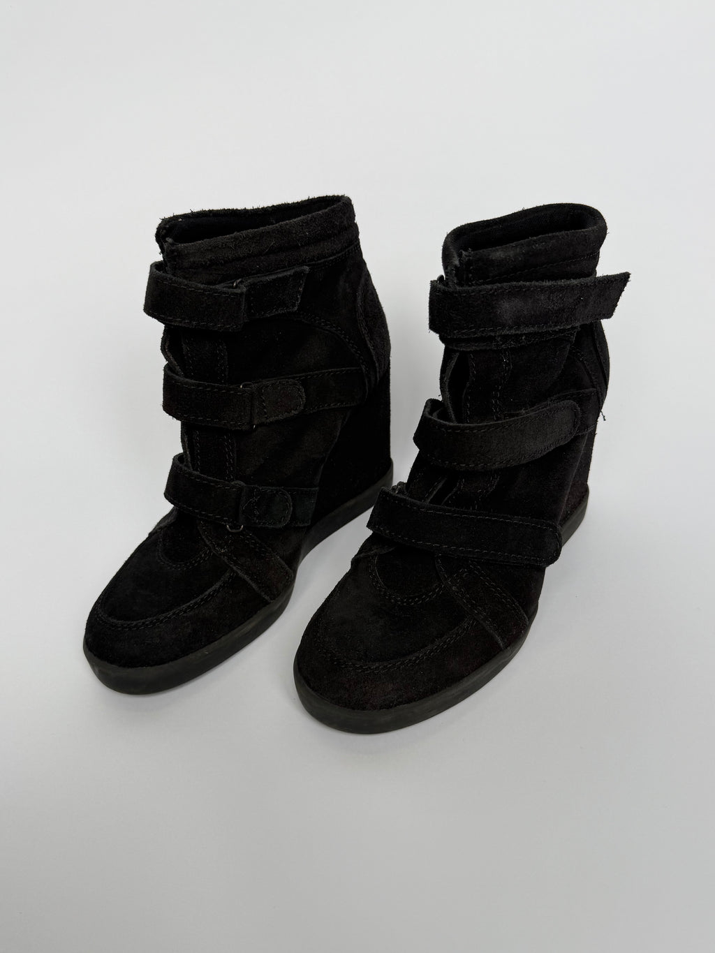 VINTAGE WEDGE SNEAKERS HEELS EU39