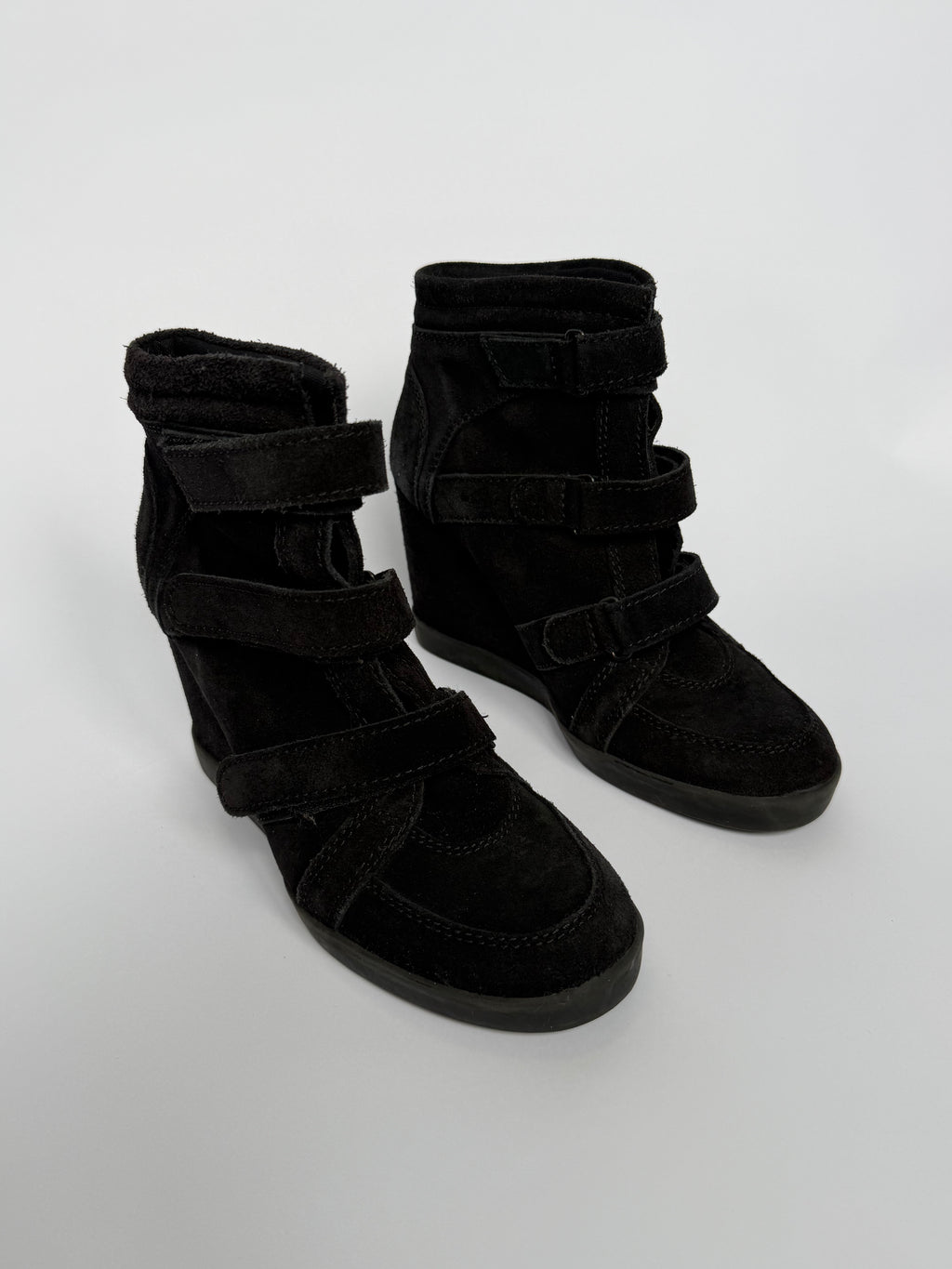 VINTAGE WEDGE SNEAKERS HEELS EU39