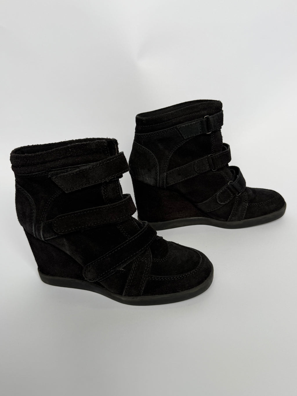 VINTAGE WEDGE SNEAKERS HEELS EU39