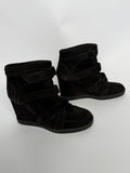 VINTAGE WEDGE SNEAKERS HEELS EU39