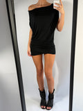 VINTAGE BACKLESS MINI DRESS