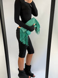 VINTAGE LEATHER FRINGE BAG