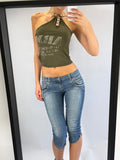 VINTAGE 'ARMY' CROP TOP