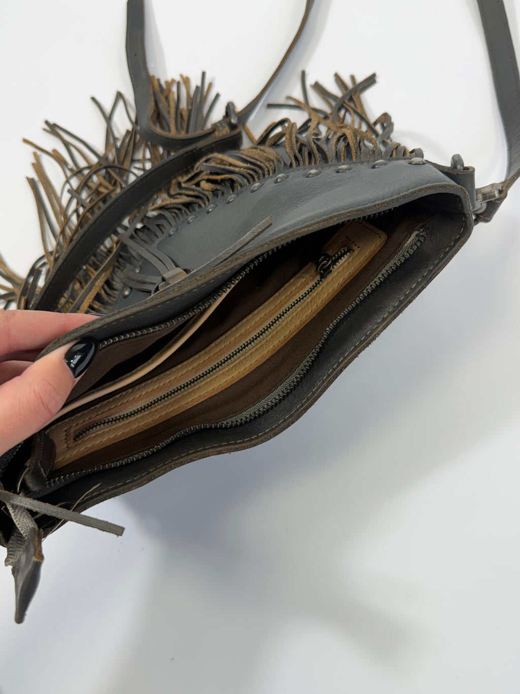 VINTAGE FRINGE BAG