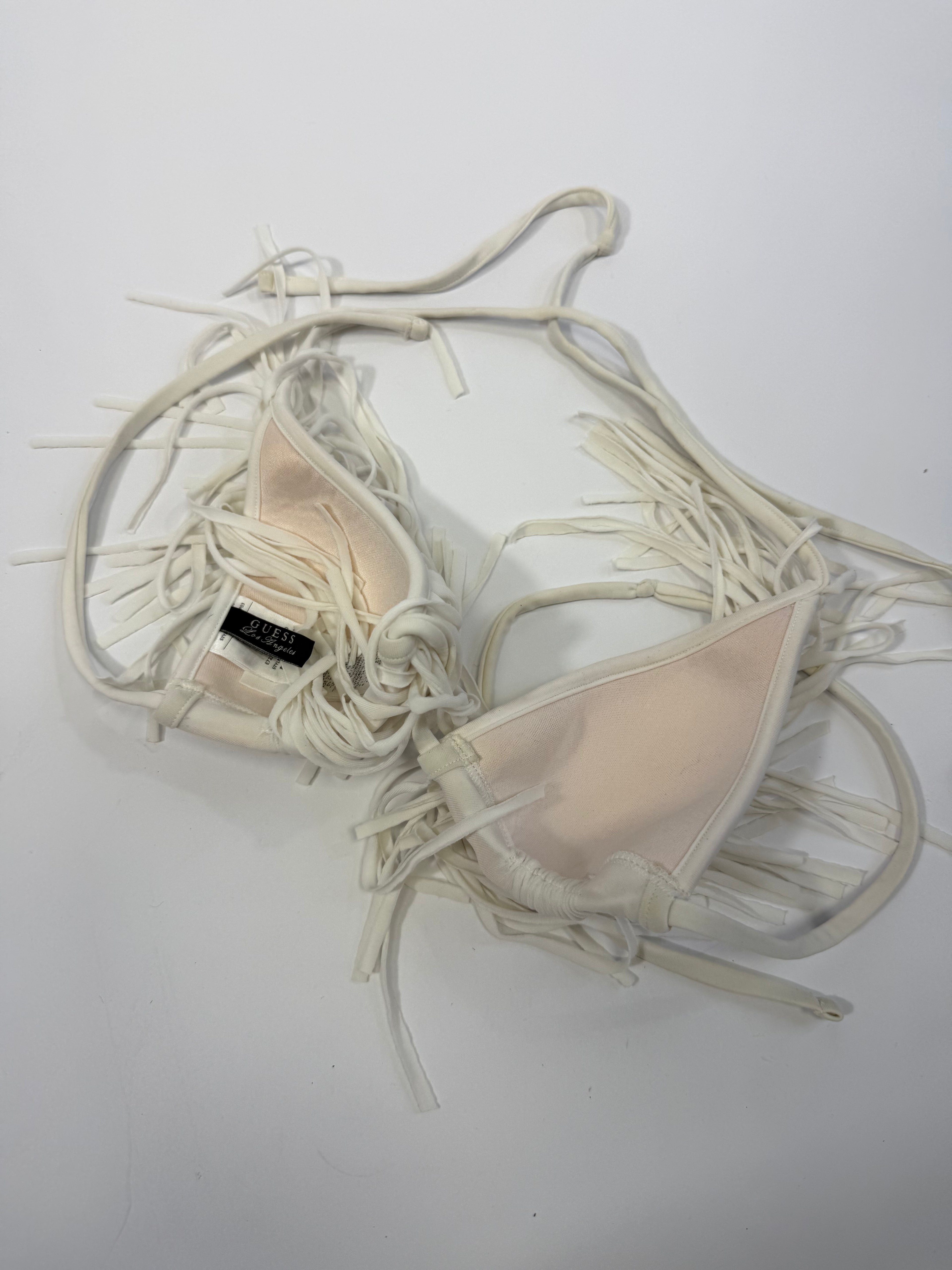 VINTAGE GUESS FRINGE BIKINI TOP