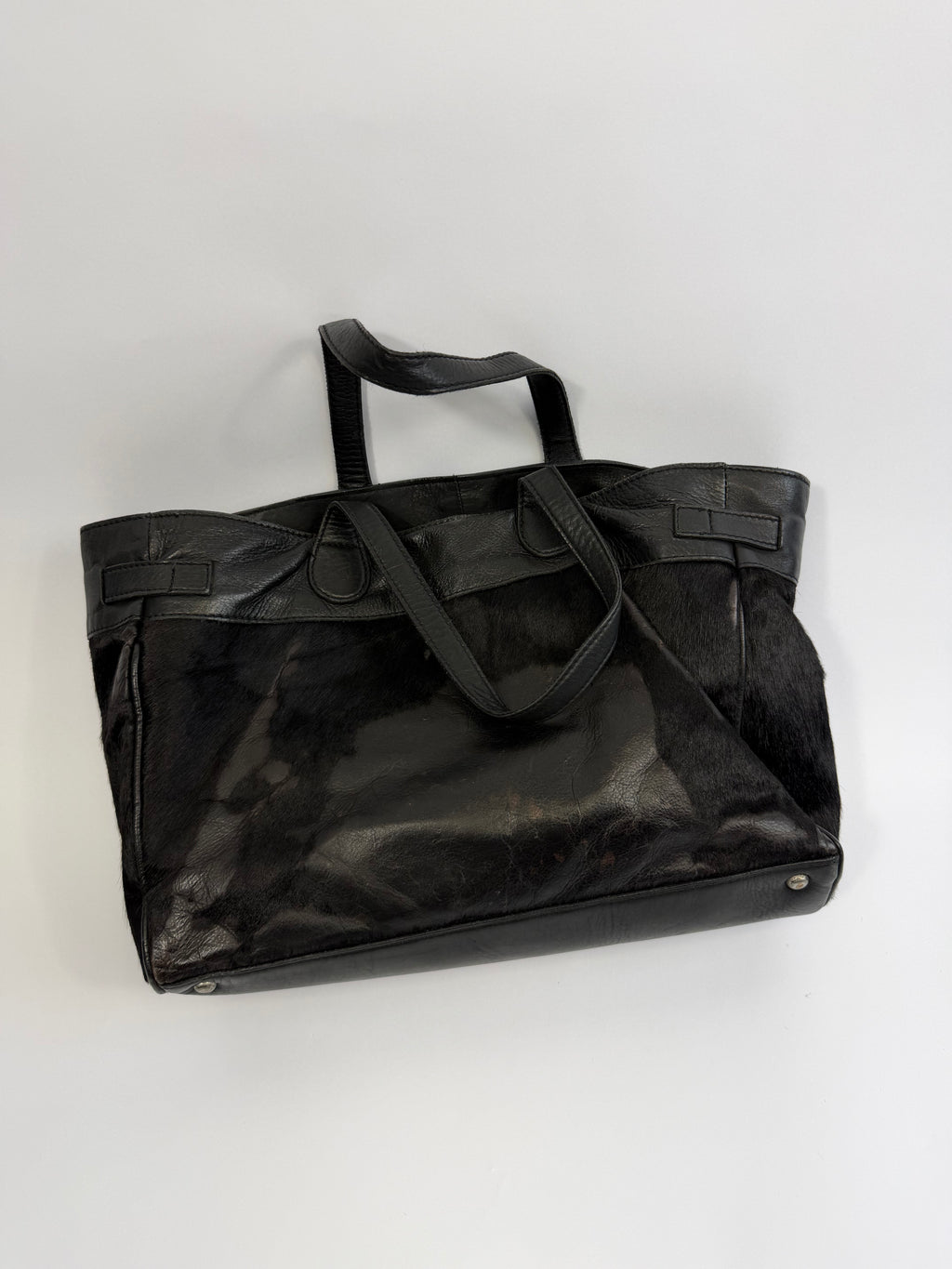 VINTAGE IKKS PONY FUR BAG