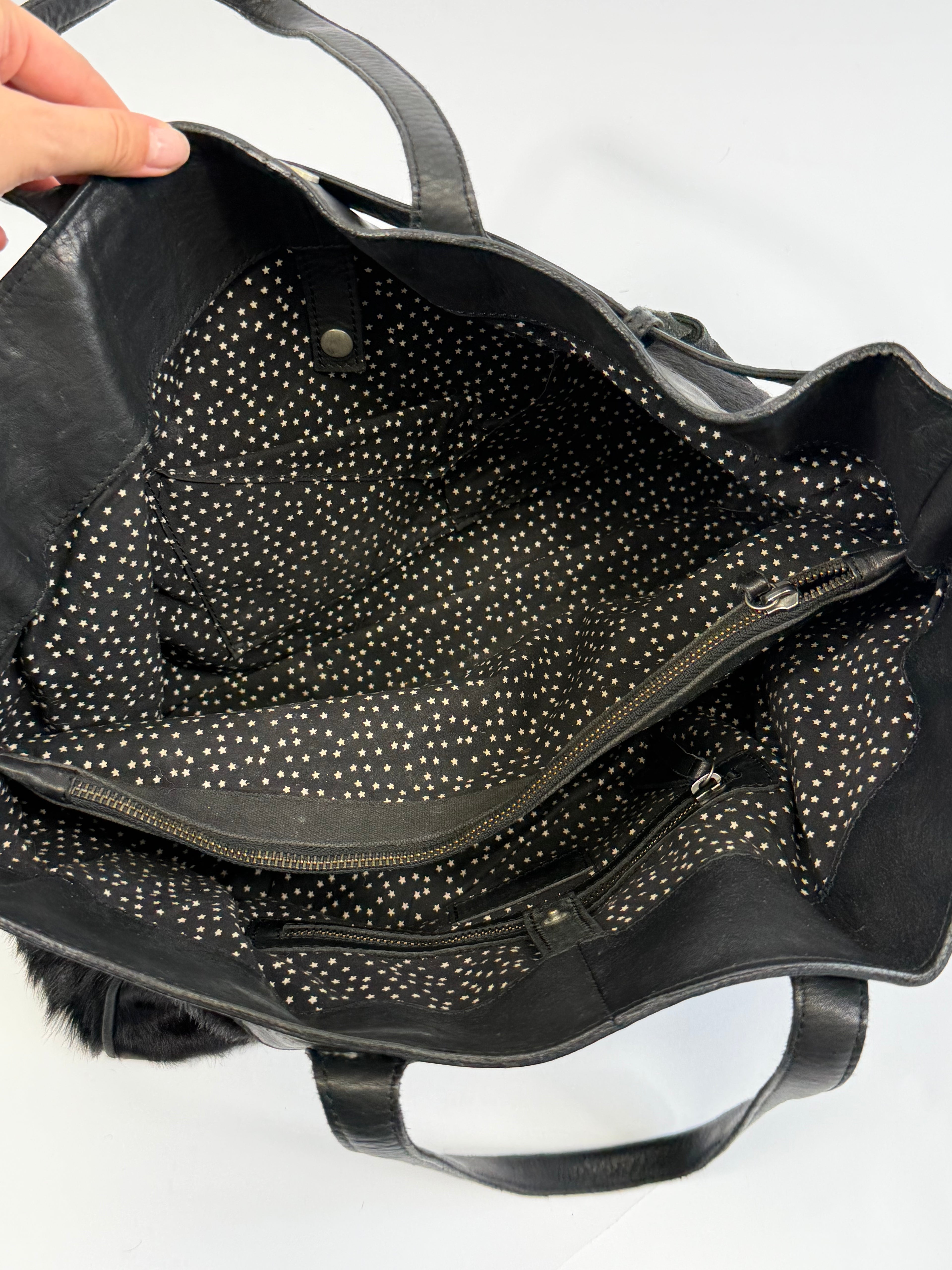 VINTAGE IKKS PONY FUR BAG