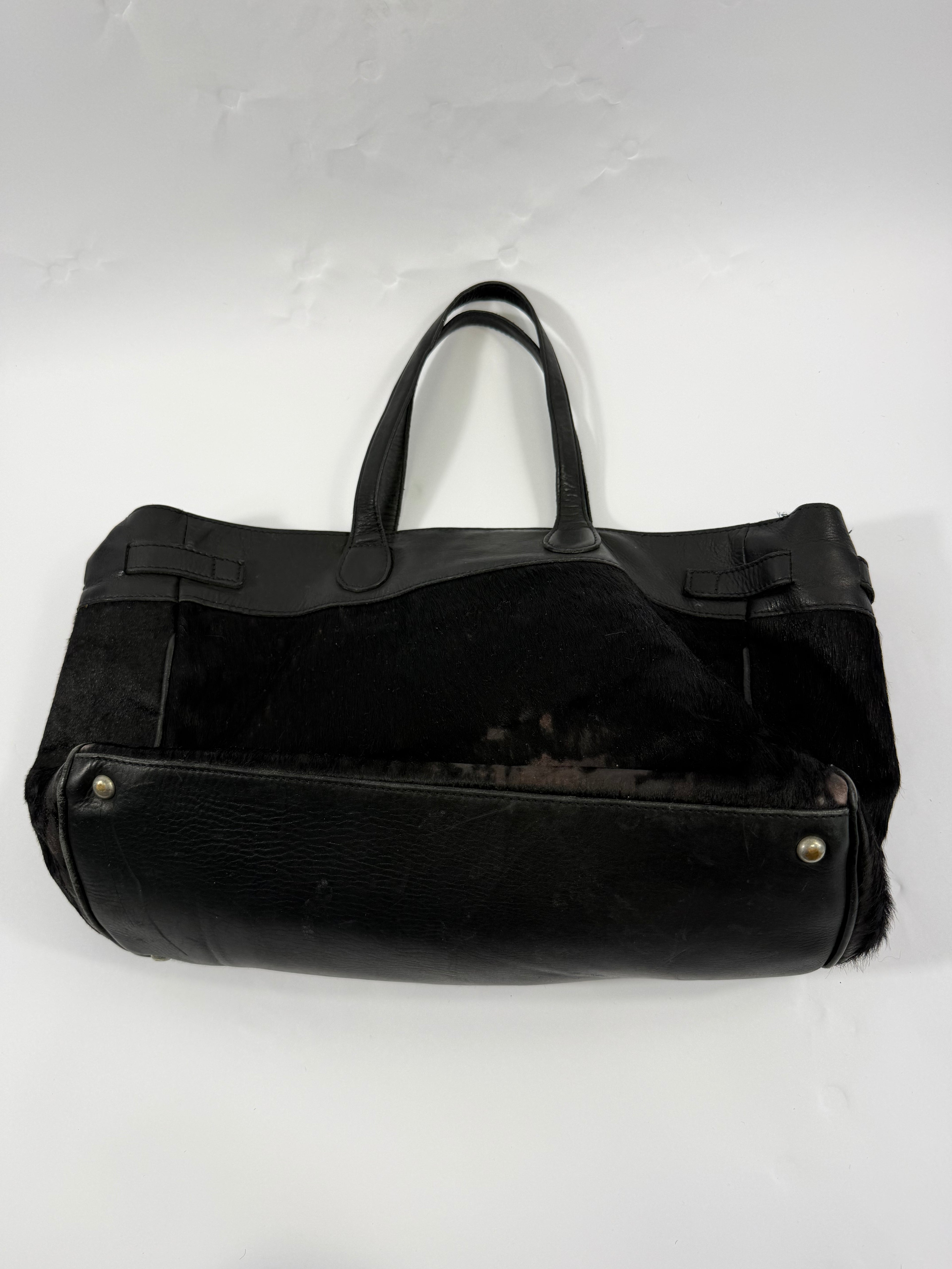 VINTAGE IKKS PONY FUR BAG
