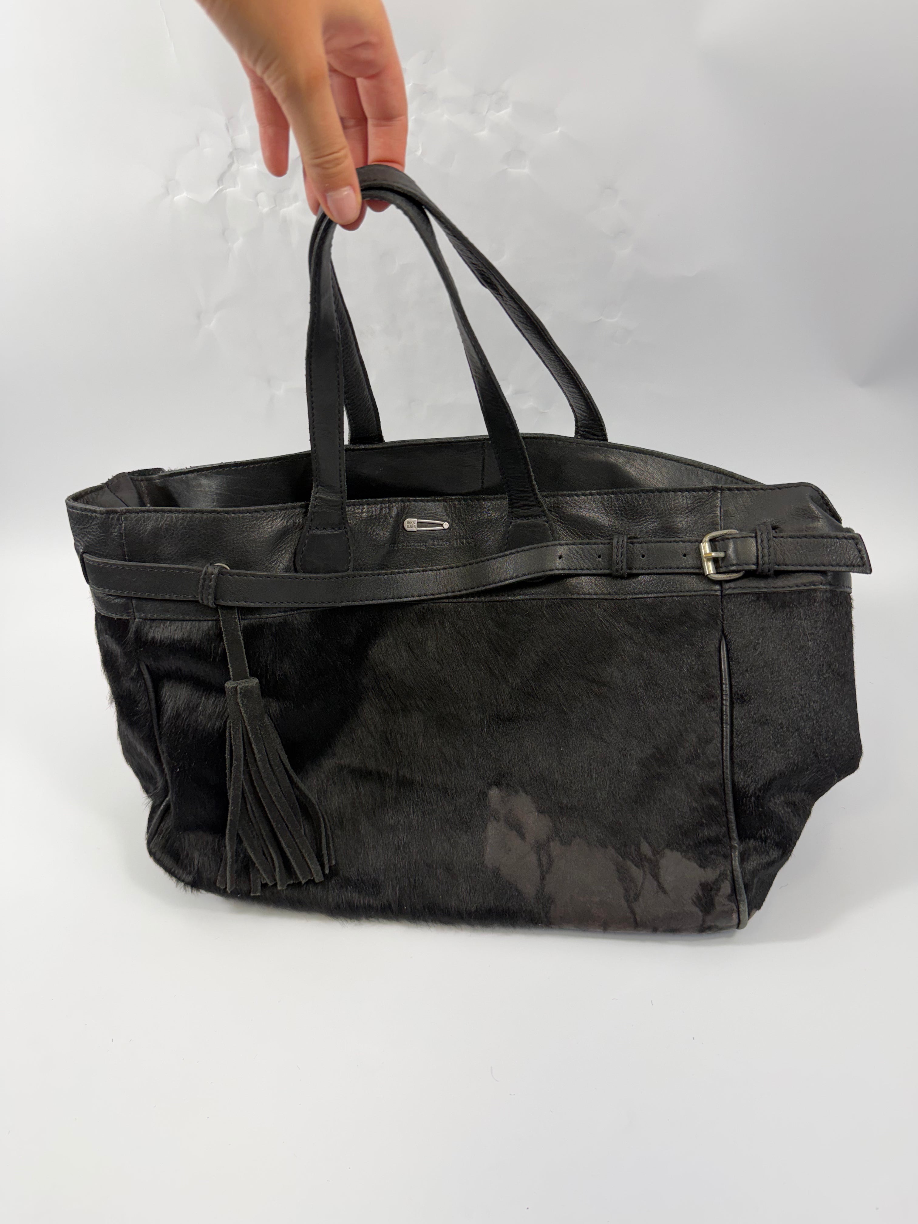 VINTAGE IKKS PONY FUR BAG