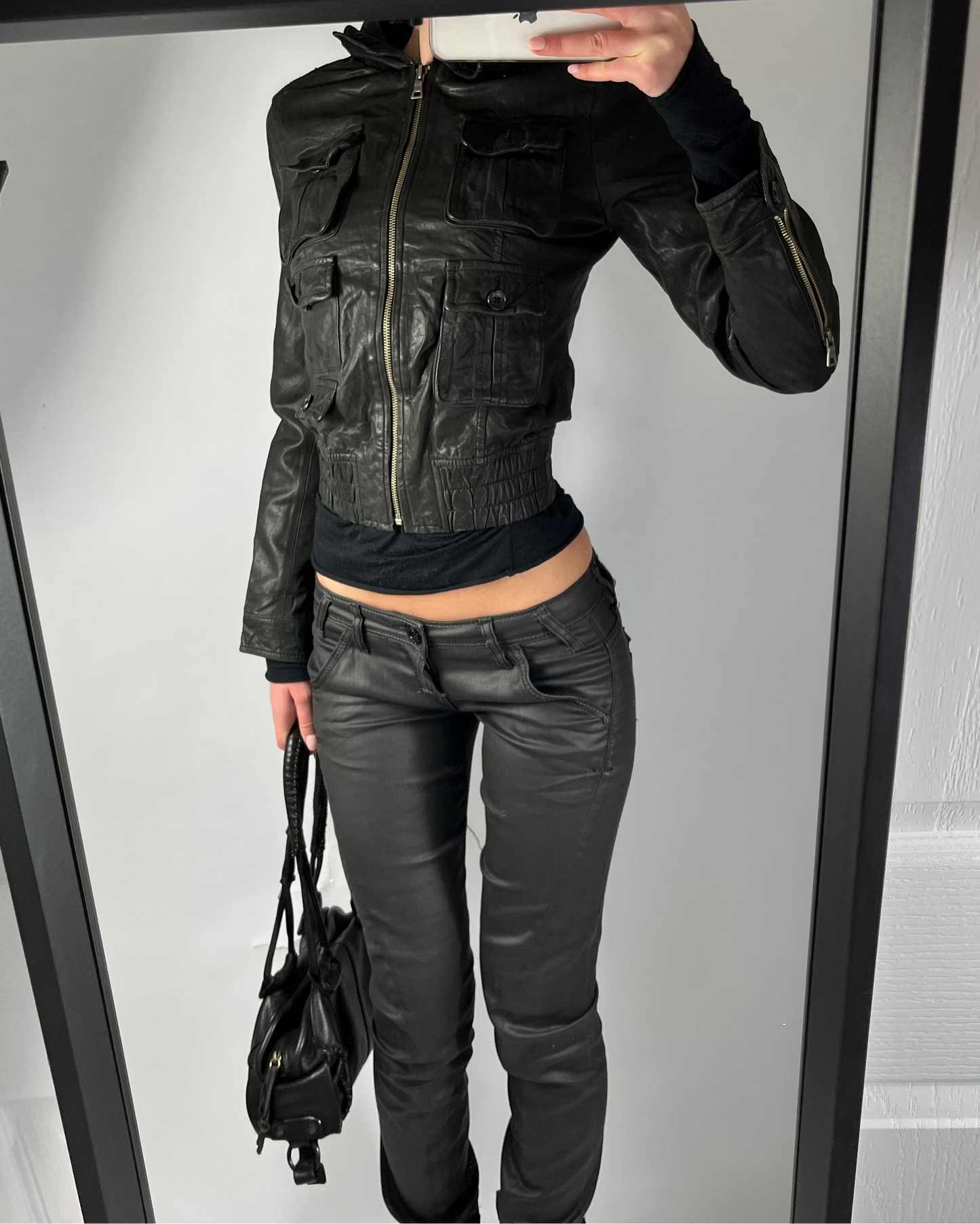 VINTAGE VERSACE LEATHER JACKET