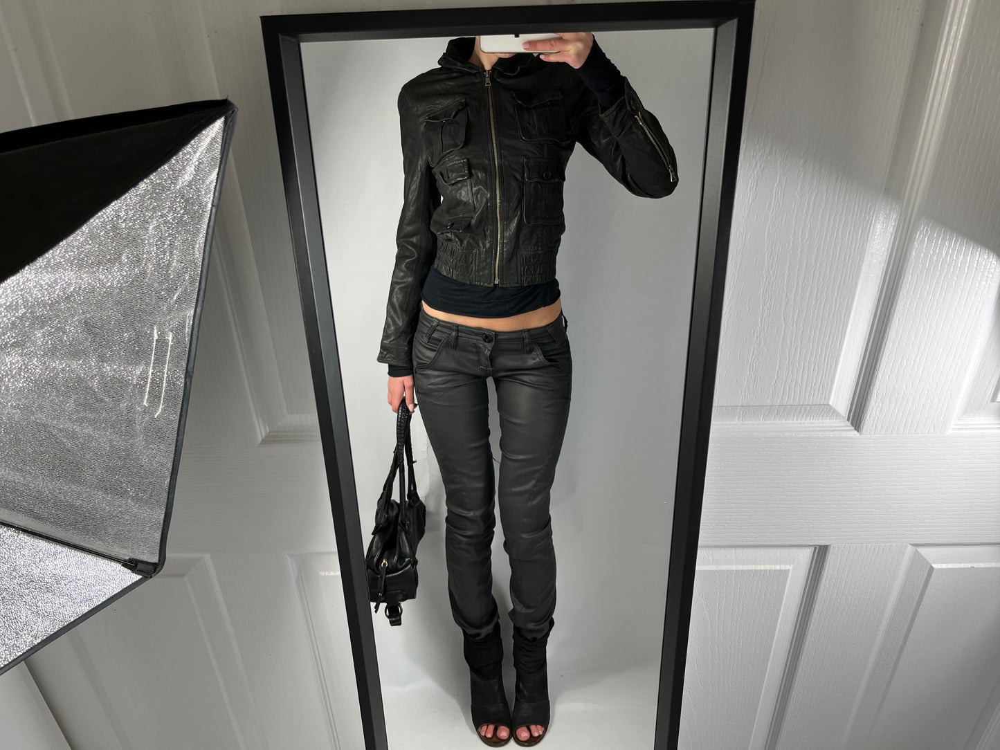 VINTAGE VERSACE LEATHER JACKET