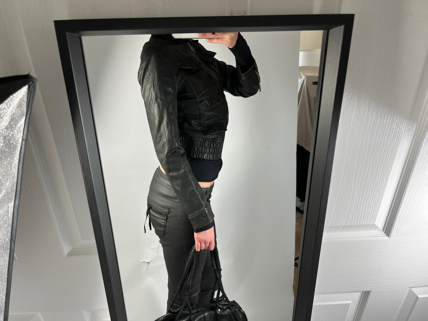 VINTAGE VERSACE LEATHER JACKET