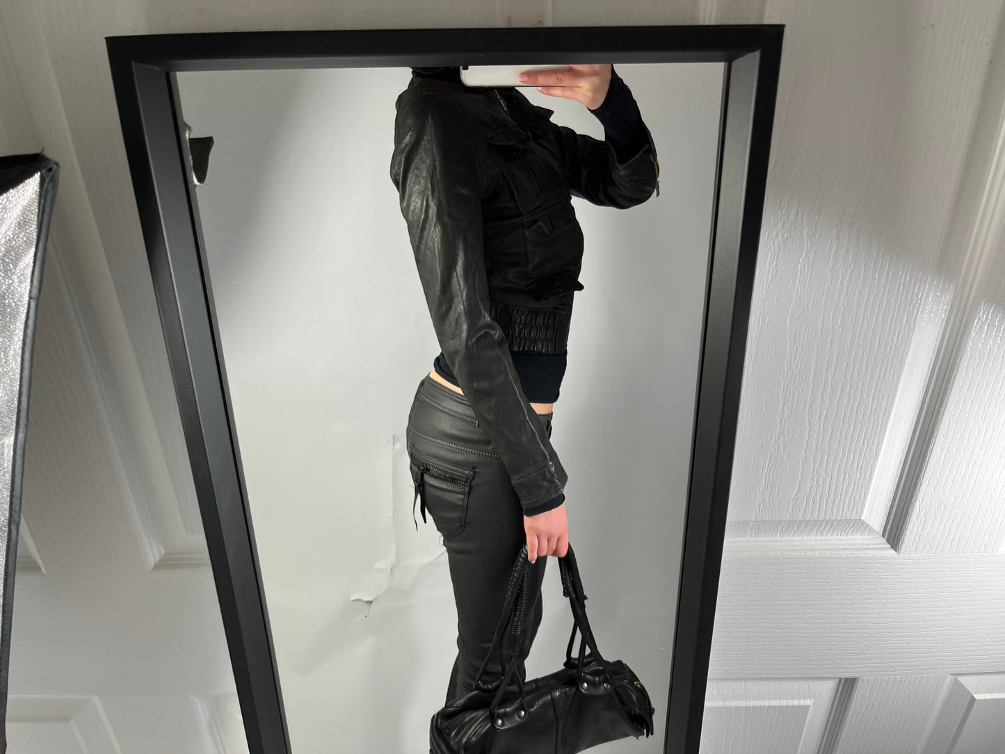 VINTAGE VERSACE LEATHER JACKET