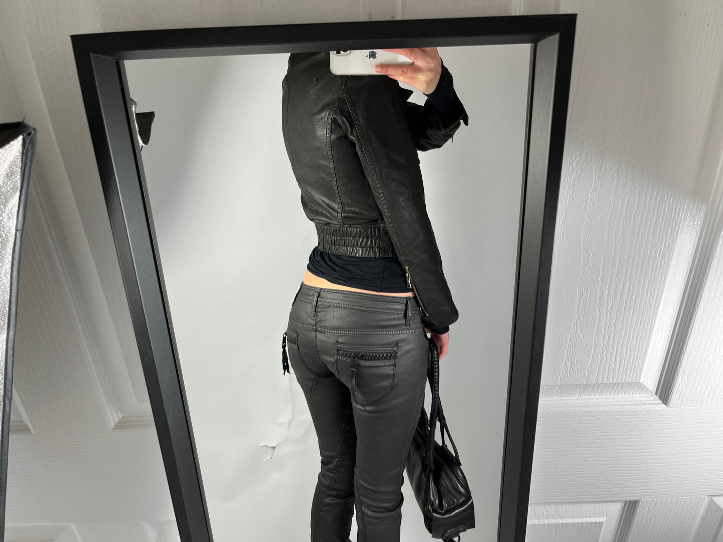 VINTAGE VERSACE LEATHER JACKET