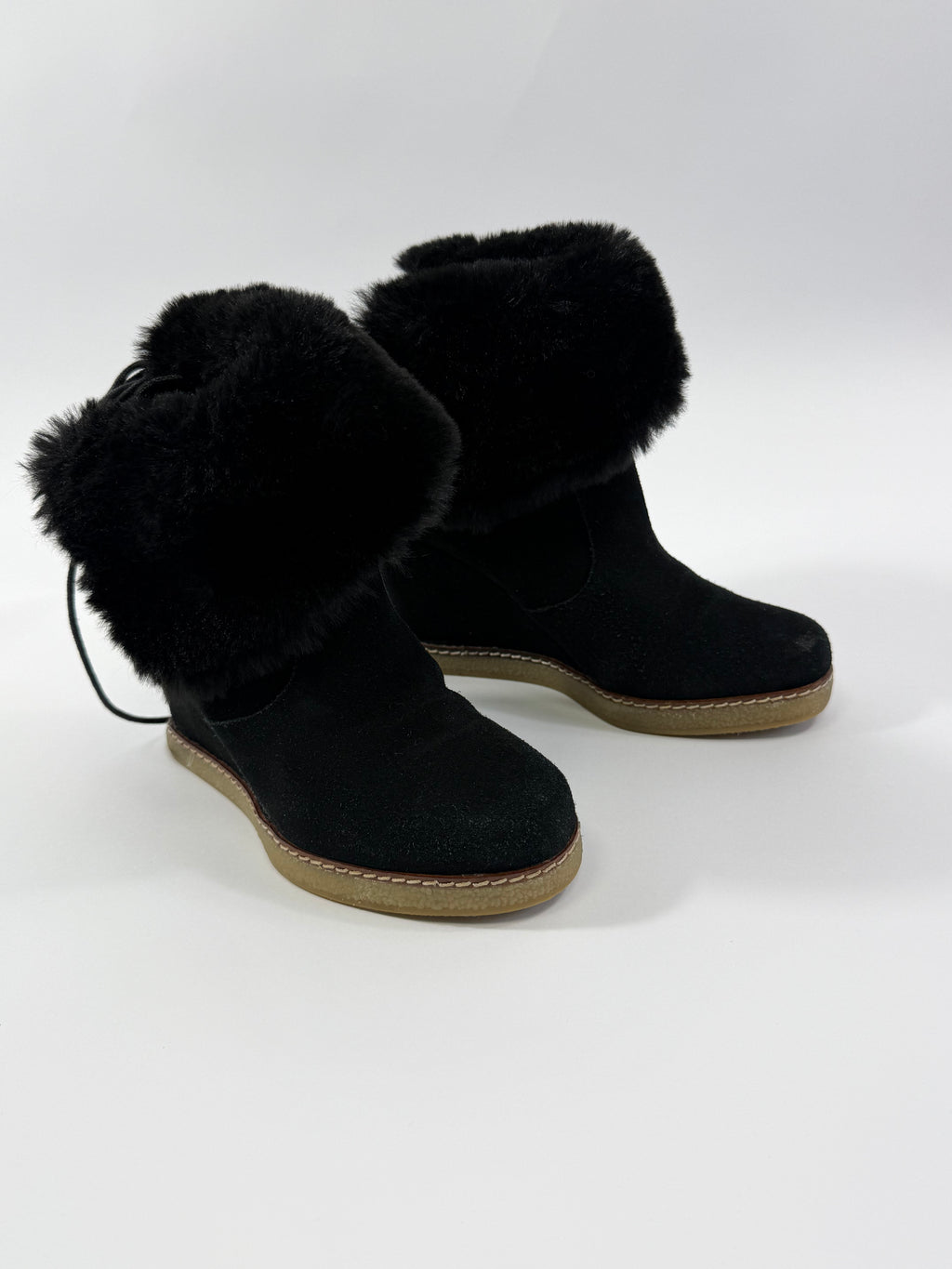 VINTAGE WEDGE SNEAKERS HEELS EU39