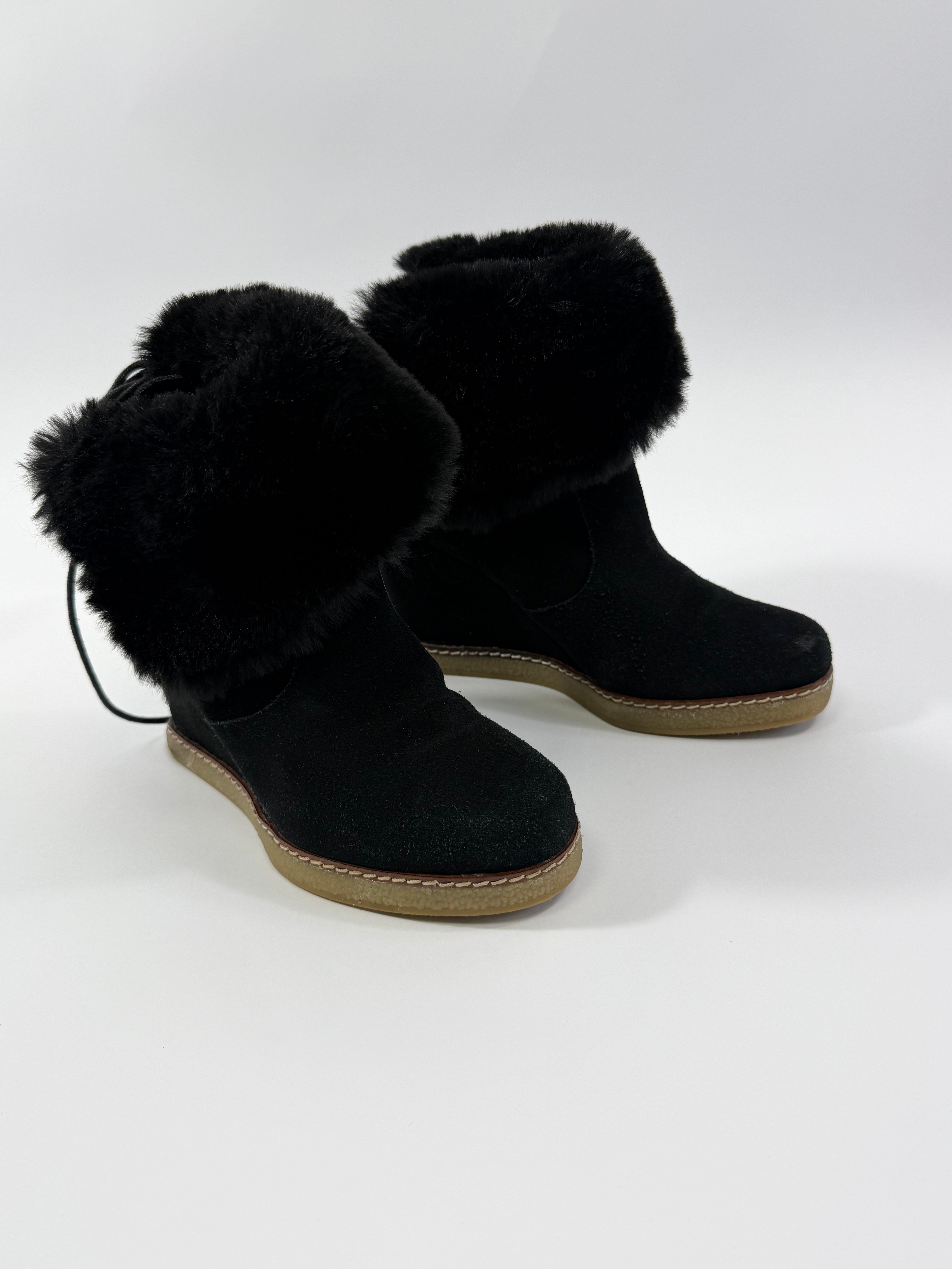 VINTAGE WEDGE SNEAKERS HEELS EU39