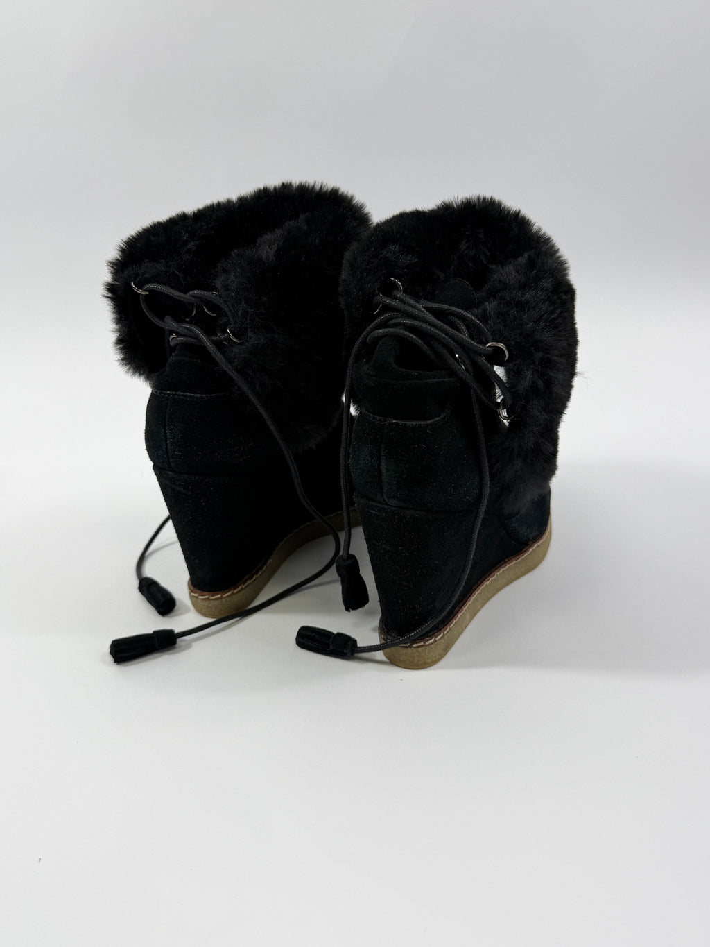 VINTAGE WEDGE SNEAKERS HEELS EU39