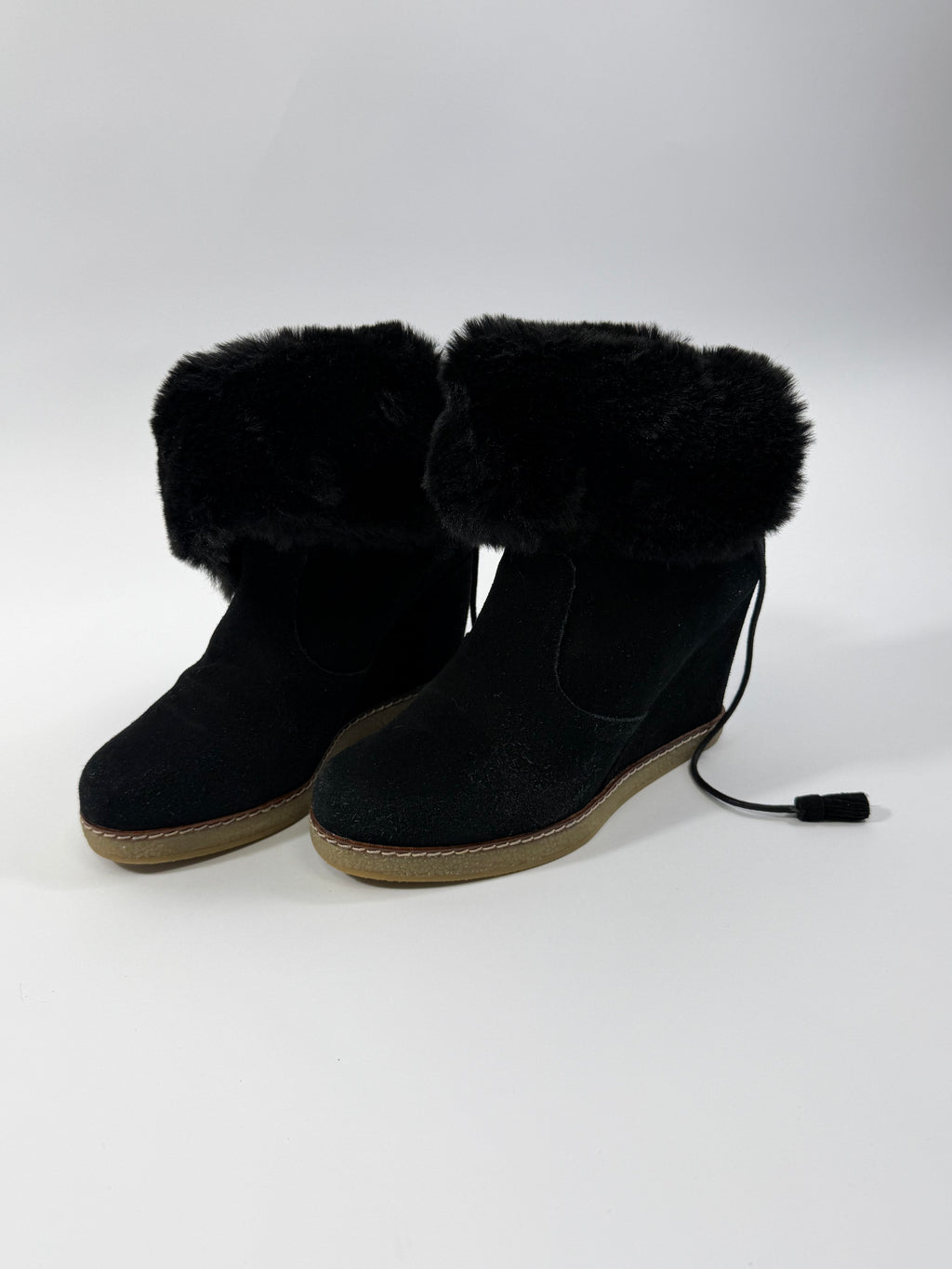 VINTAGE WEDGE SNEAKERS HEELS EU39
