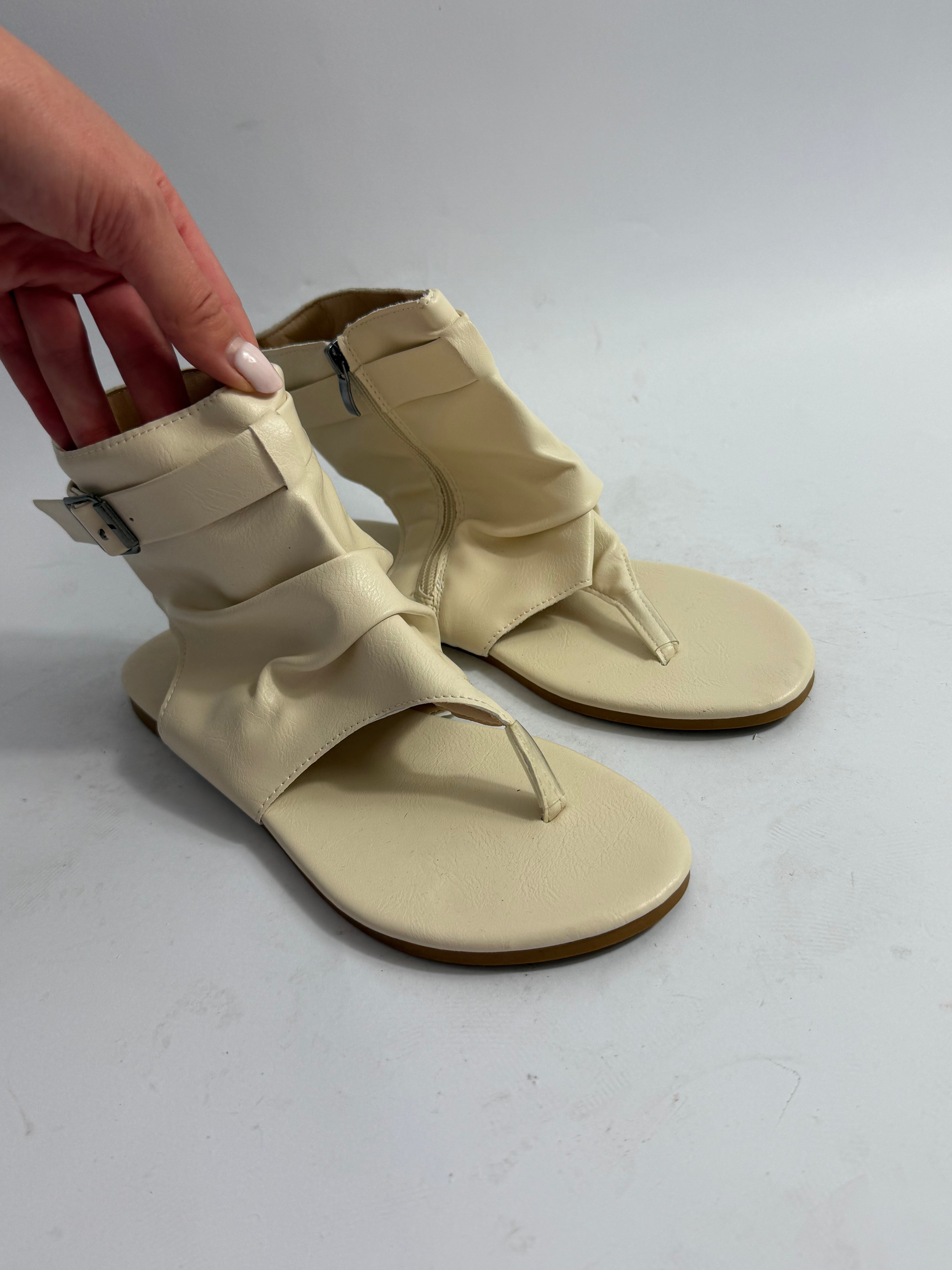 VINTAGE OPEN TOE SANDALS EU39