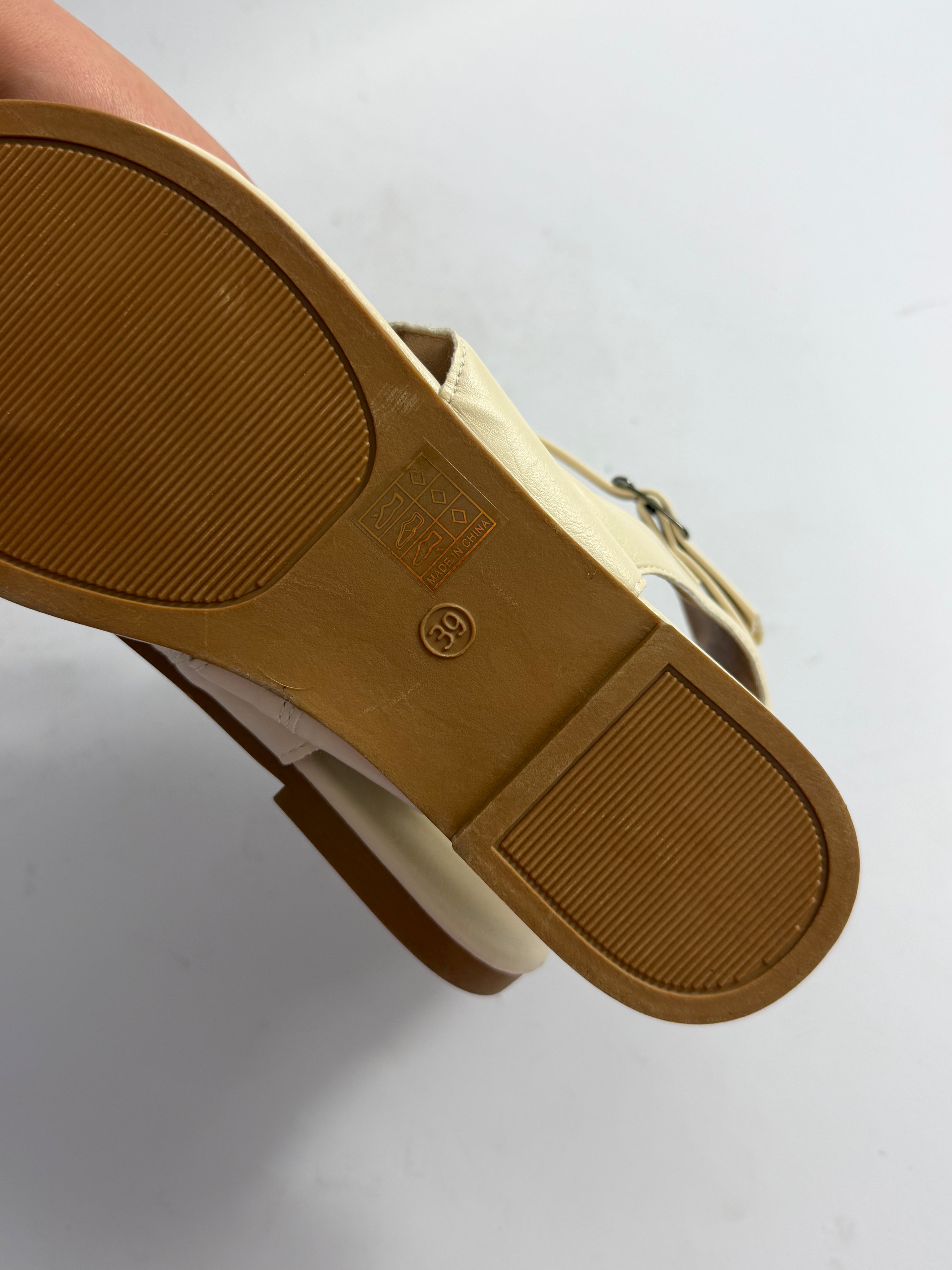 VINTAGE OPEN TOE SANDALS EU39