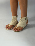 VINTAGE OPEN TOE SANDALS EU39
