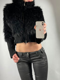 VINTAGE MORGAN DE TOI FAUX FUR JACKET