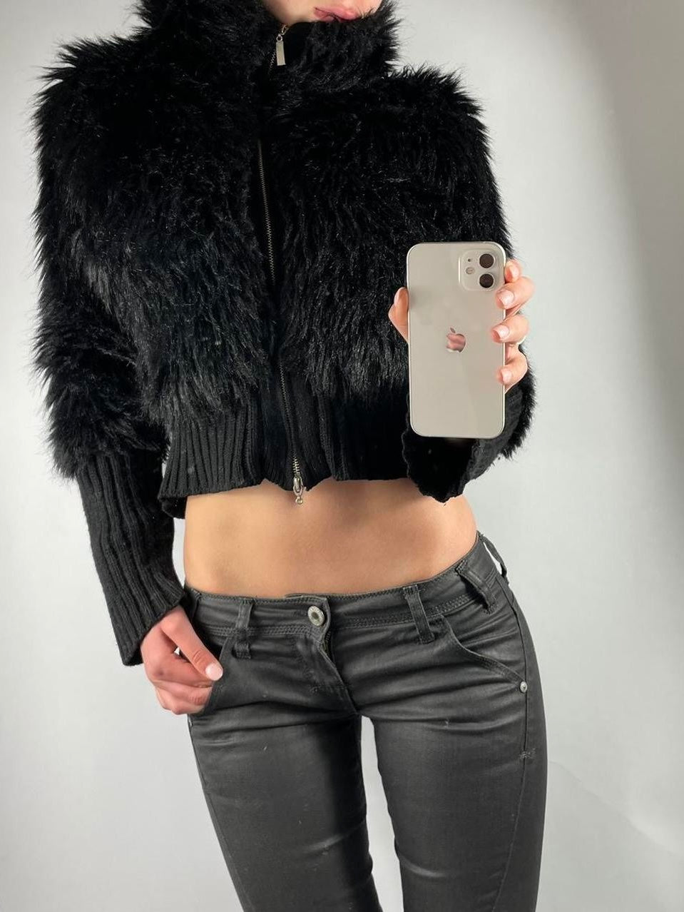 VINTAGE MORGAN DE TOI FAUX FUR JACKET