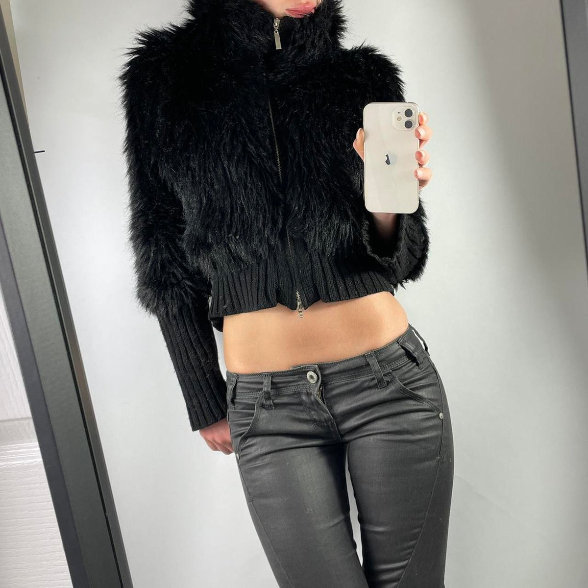 VINTAGE MORGAN DE TOI FAUX FUR JACKET