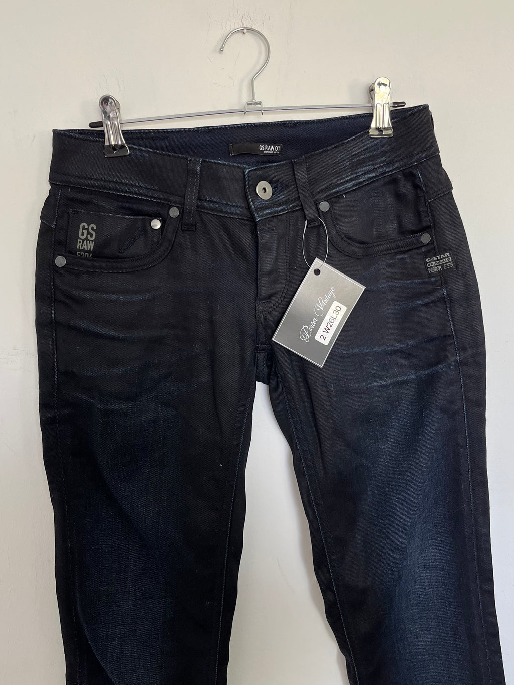 VINTAGE 2000S G STAR LOW RISE JEANS SIZE 26