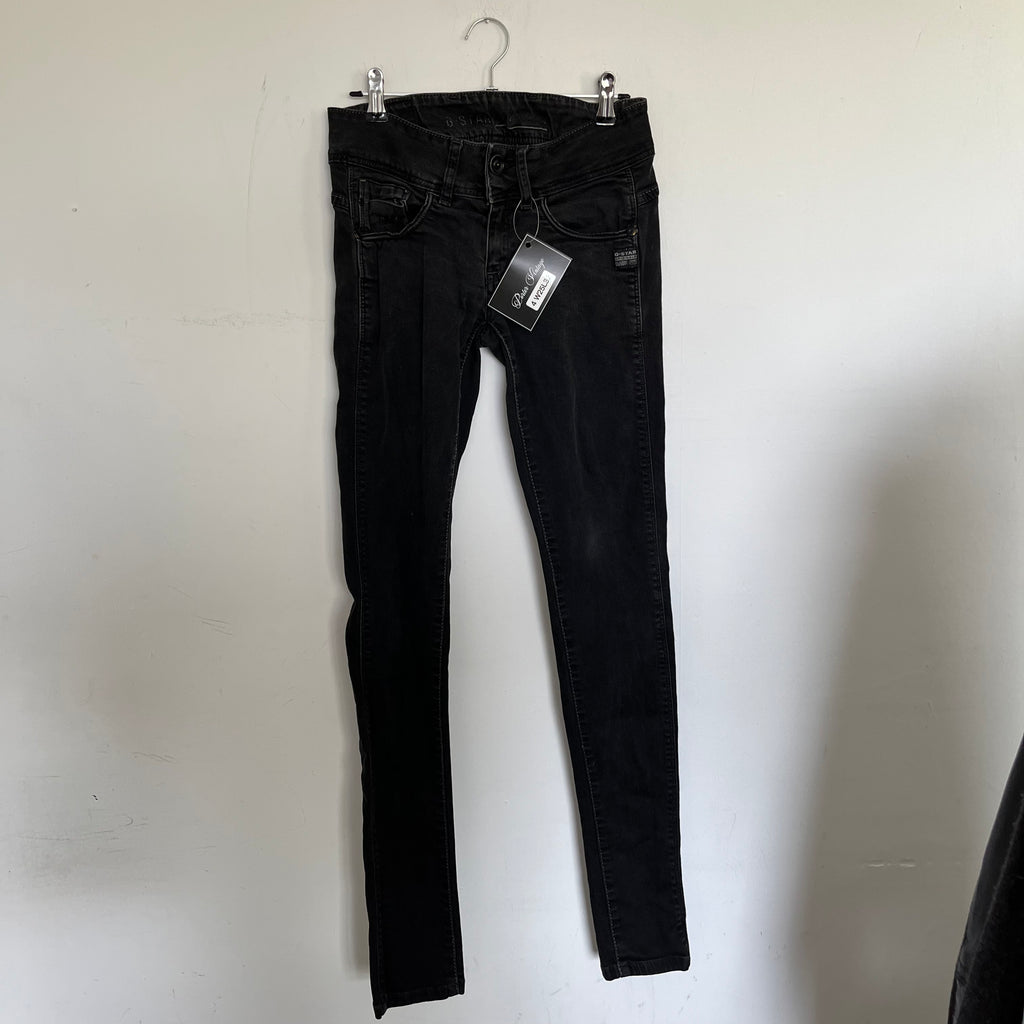 VINTAGE 2000S G STAR LOW RISE JEANS SIZE 25