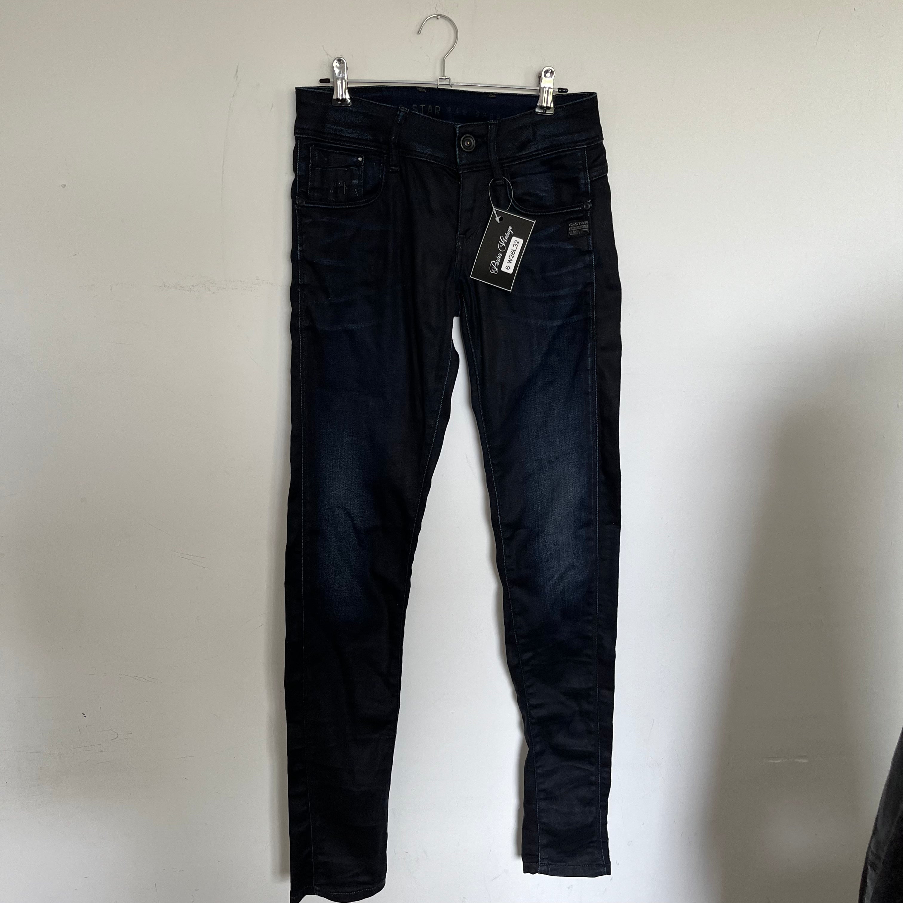 VINTAGE 2000S G STAR LOW RISE JEANS SIZE 26