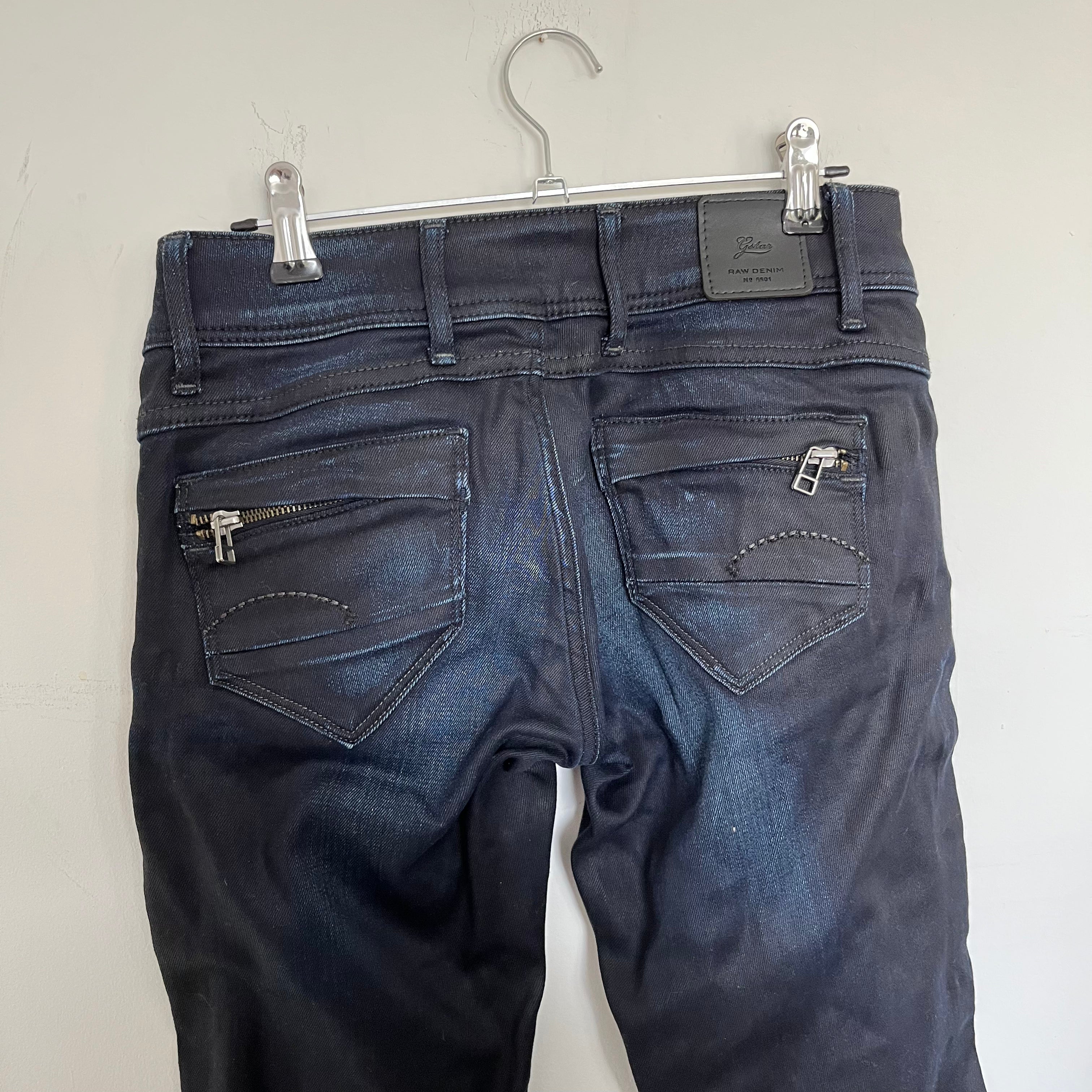 VINTAGE 2000S G STAR LOW RISE JEANS SIZE 26