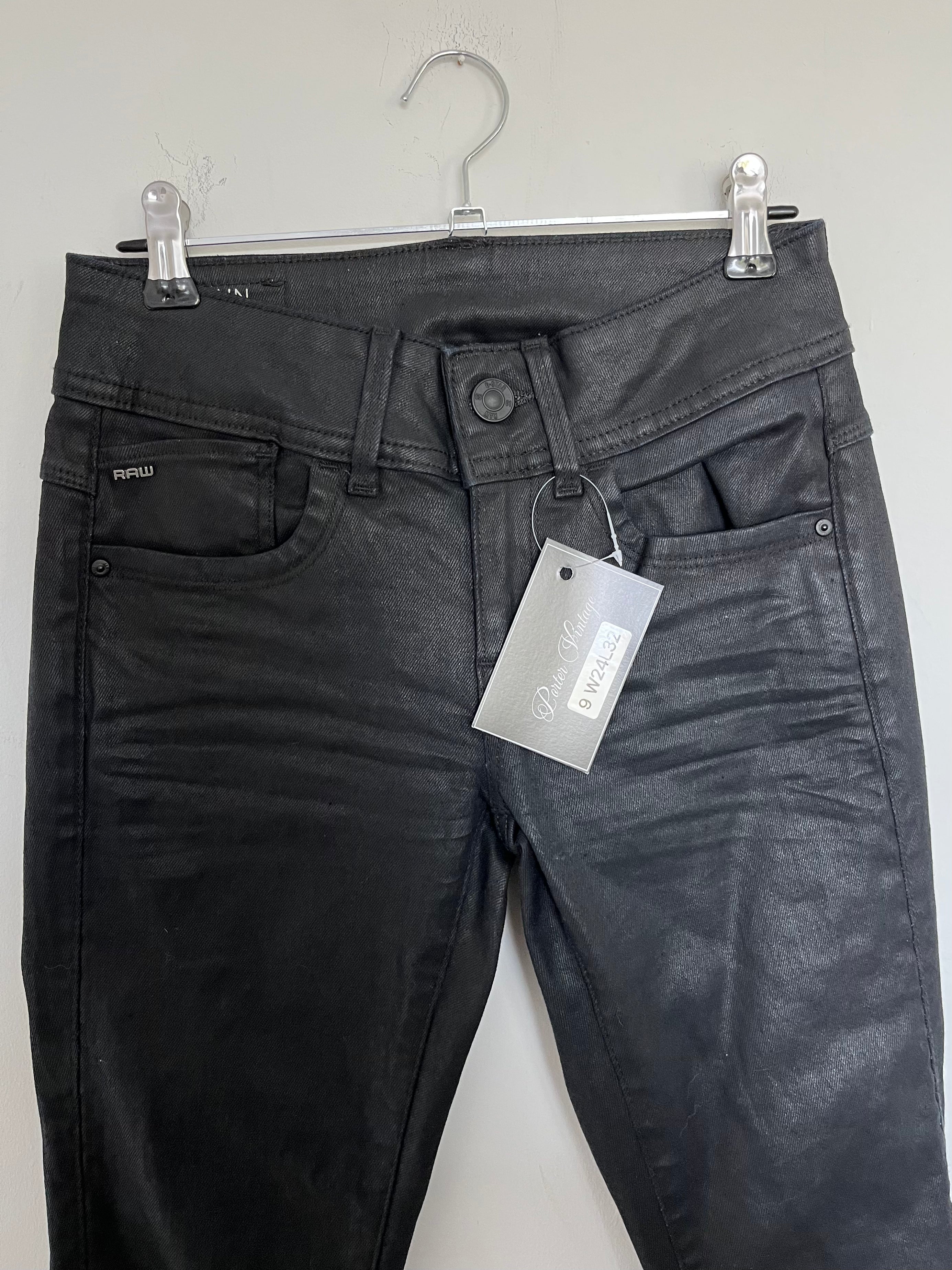 VINTAGE 2000S G STAR LOW RISE JEANS SIZE 24