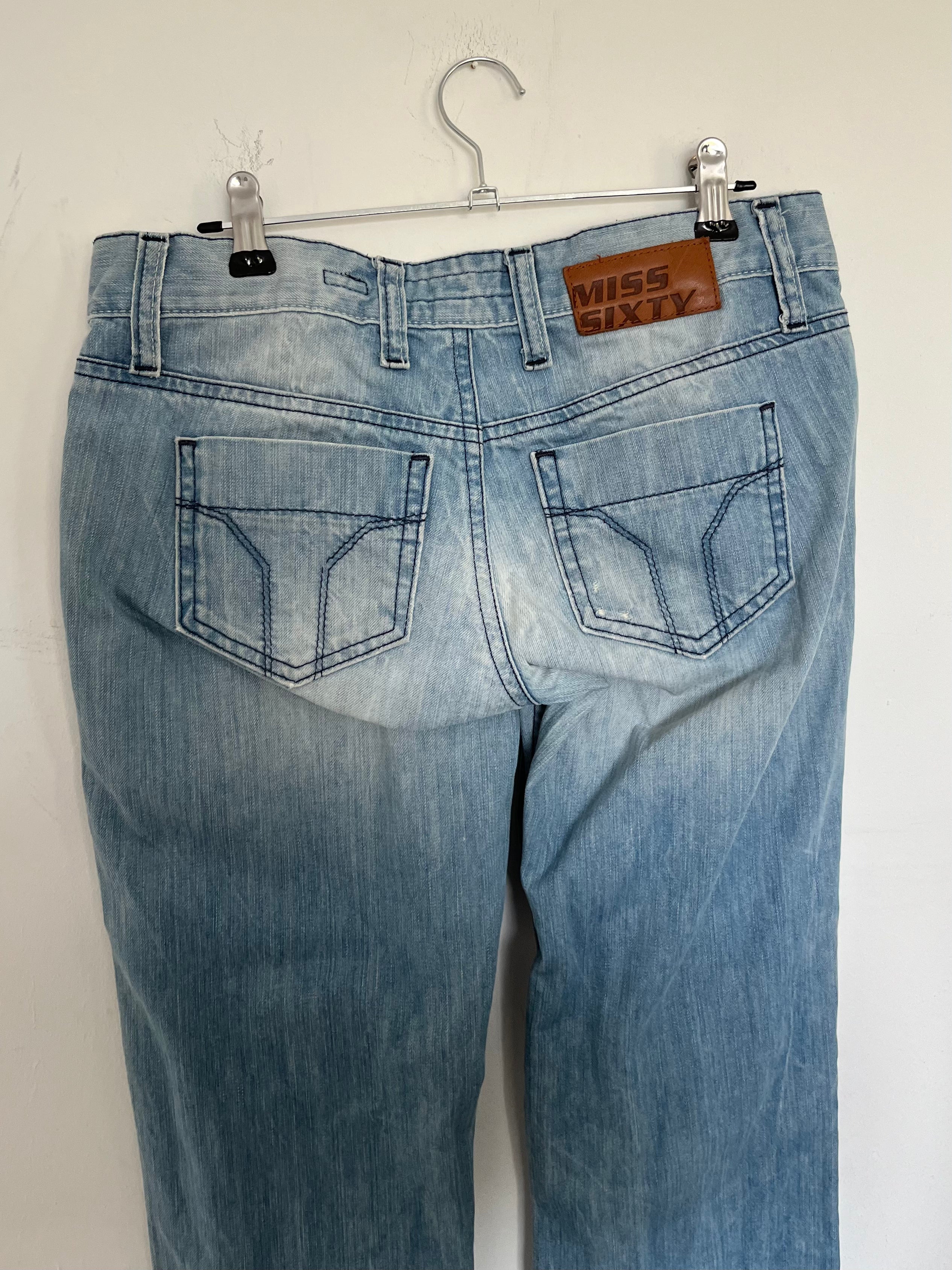 VINTAGE 2000S MISS SIXTY LOW RISE JEANS SIZE 26