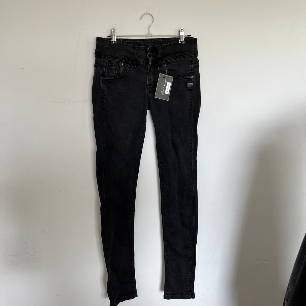 VINTAGE 2000S G STAR LOW RISE JEANS SIZE 26