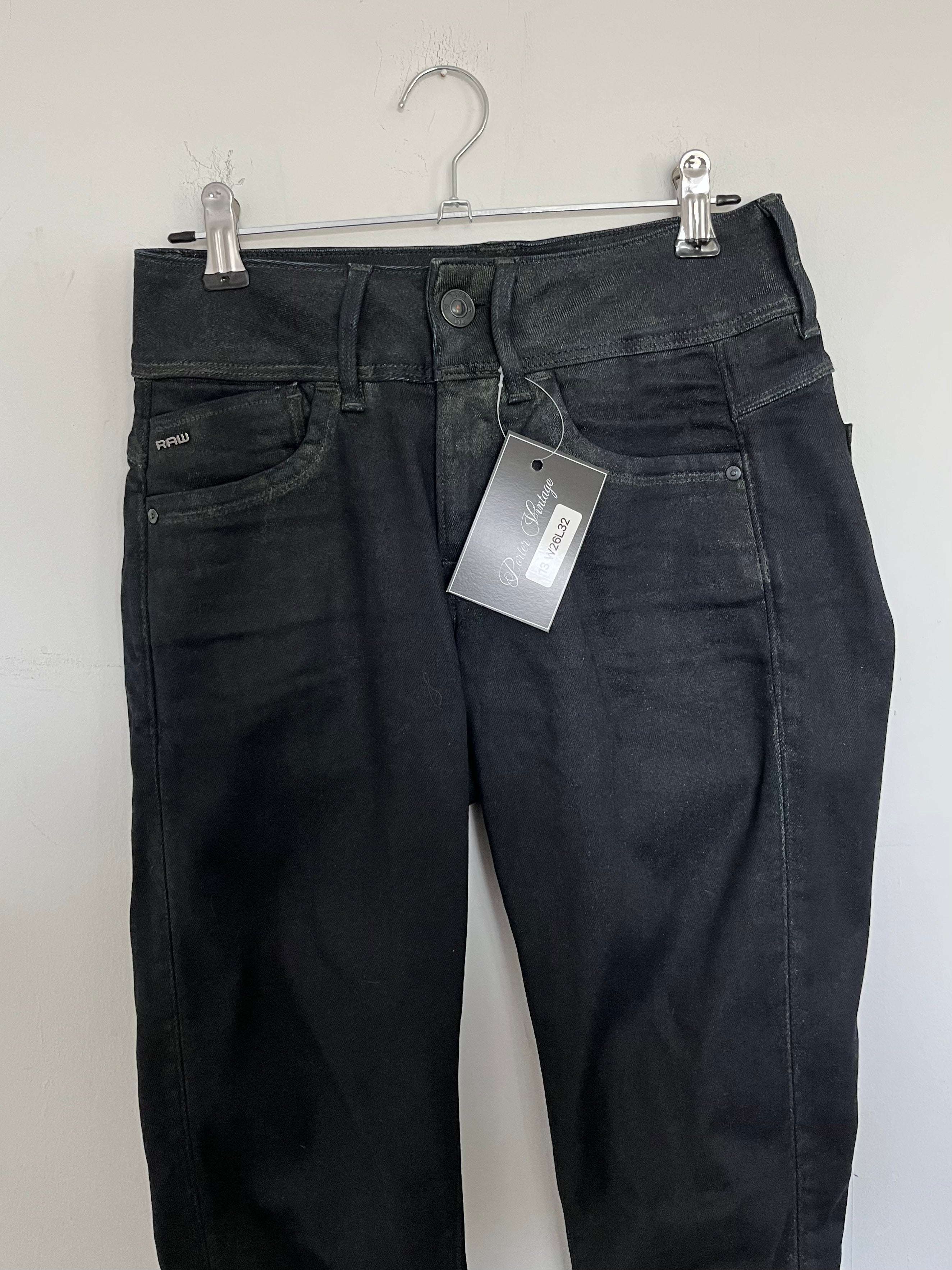 VINTAGE 2000S G STAR LOW RISE JEANS SIZE 26