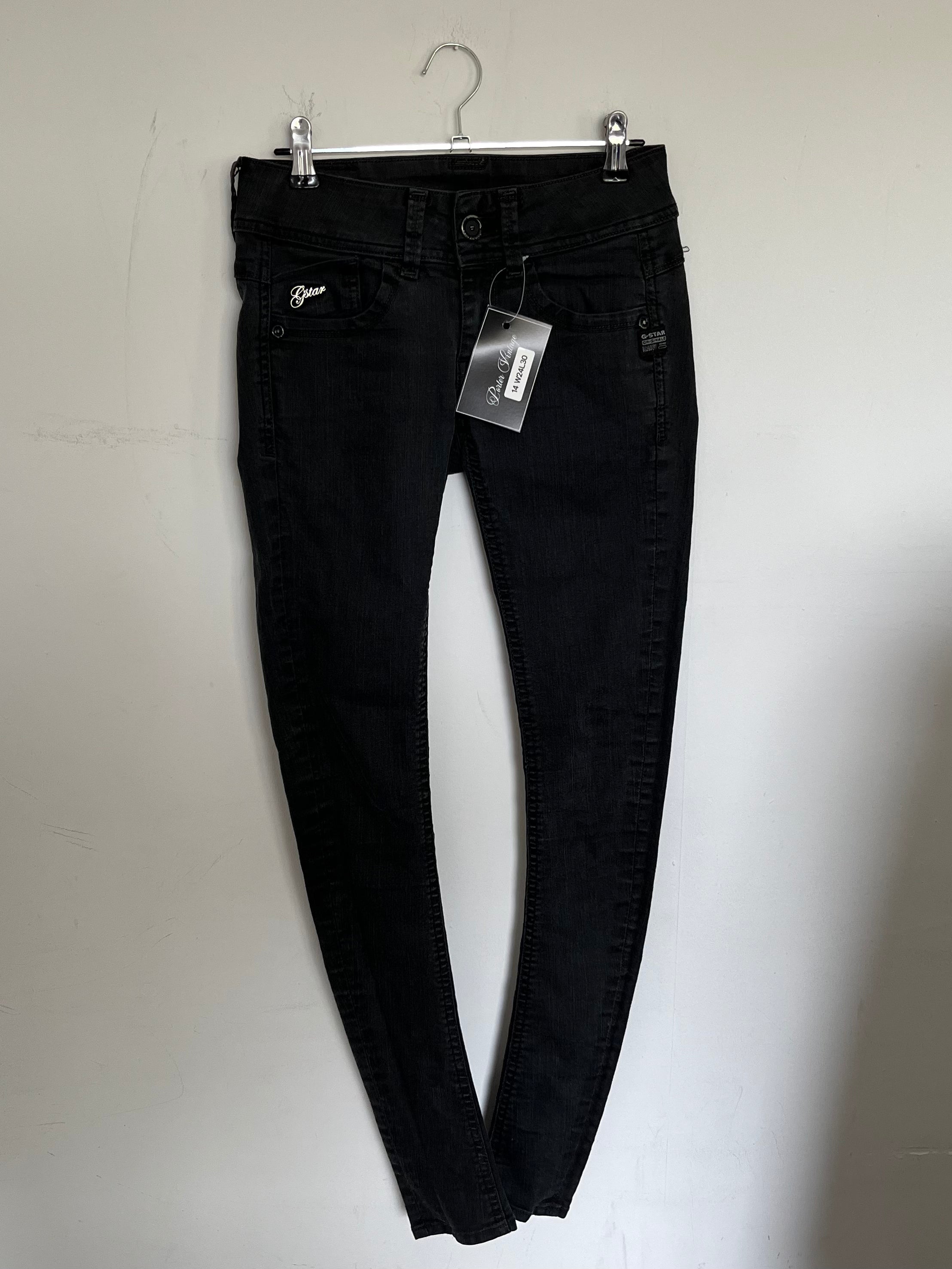 VINTAGE 2000S G STAR LOW RISE JEANS SIZE 24