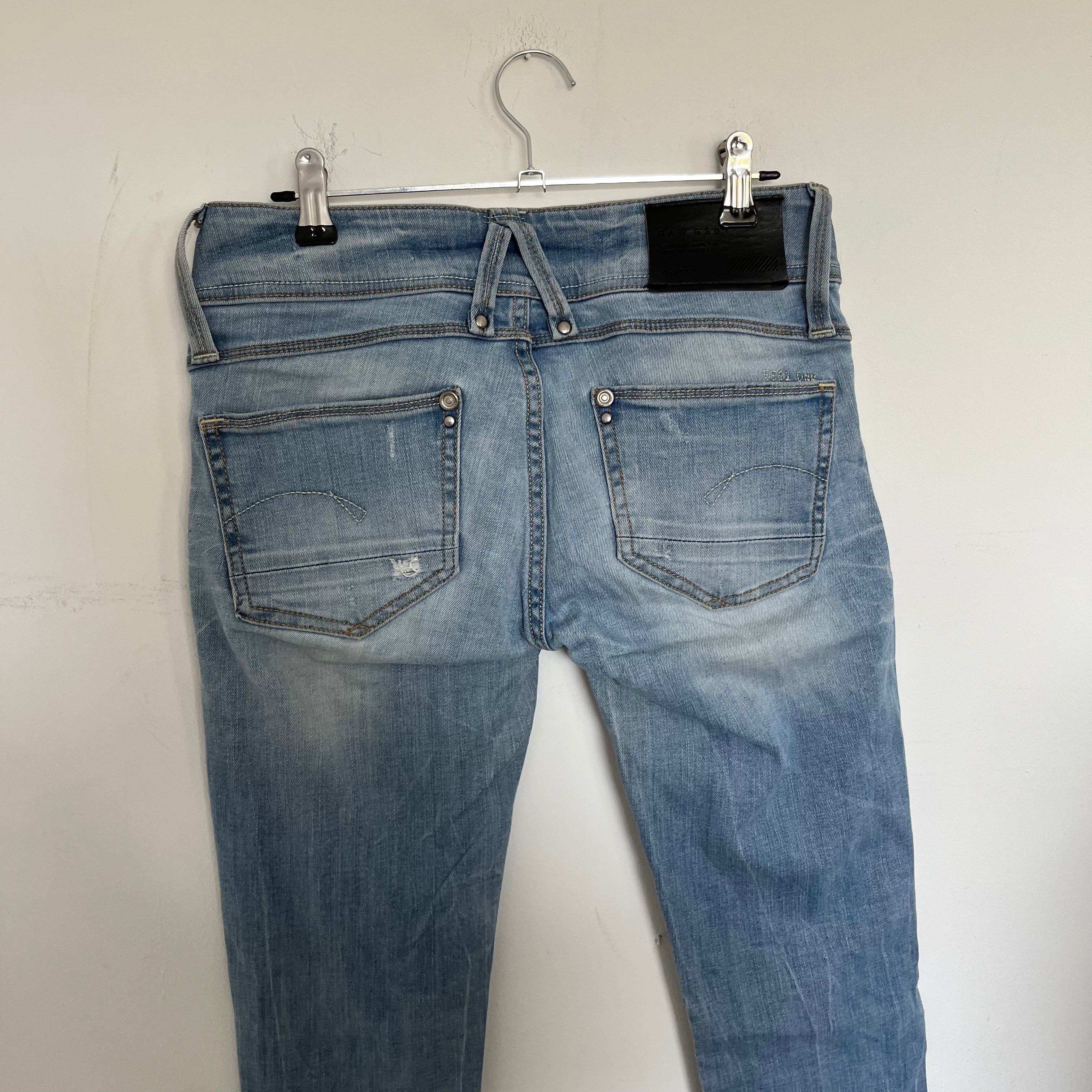VINTAGE 2000S G STAR LOW RISE JEANS SIZE 25
