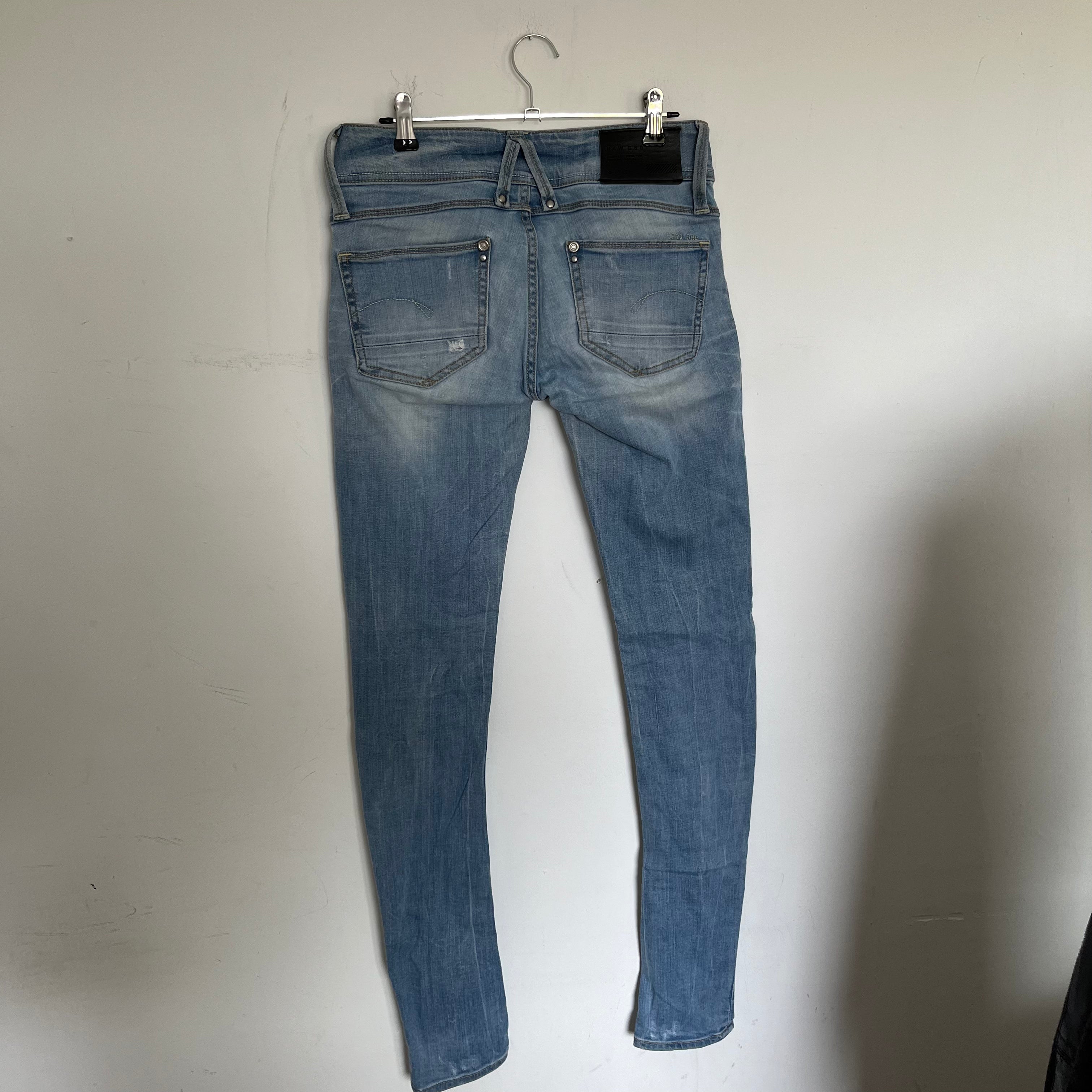 VINTAGE 2000S G STAR LOW RISE JEANS SIZE 25