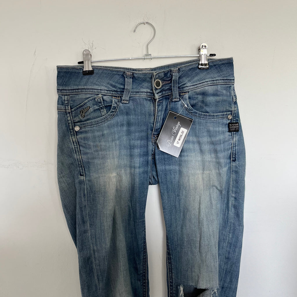 VINTAGE 2000S G STAR LOW RISE JEANS SIZE 25