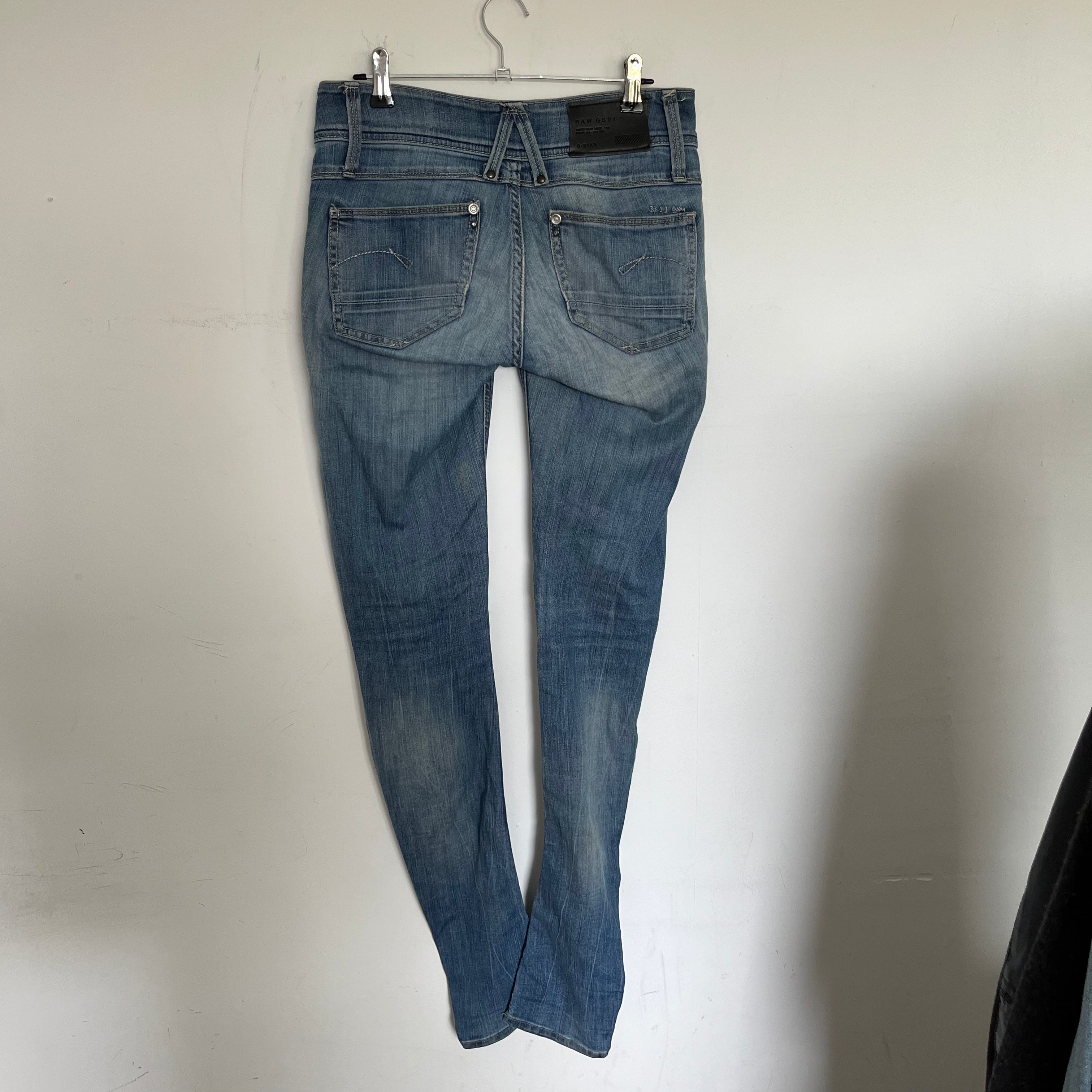 VINTAGE 2000S G STAR LOW RISE JEANS SIZE 25